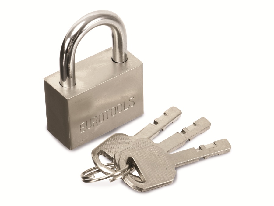 EUROTOOLS Sicherheits-Vorhängeschloss 40 mm EUROTOOLS Sicherheits-Vorhängeschloss 40 mm
