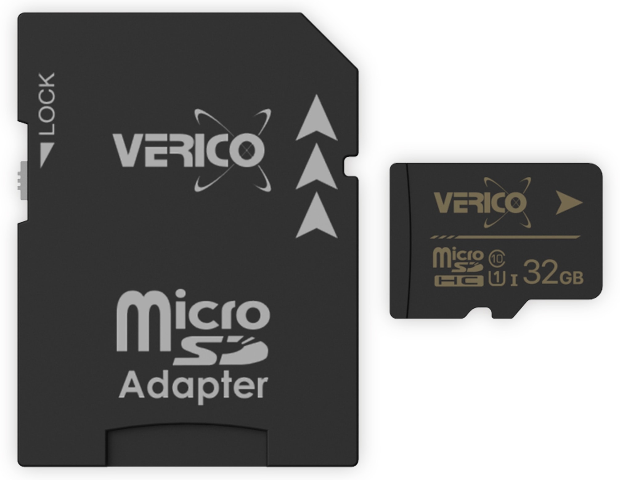 VERICO microSDHC Speicherkarte 32GB, Class 10, UHS-I, mit Adapter VERICO microSDHC Speicherkarte 32GB, Class 10, UHS-I, mit Adapter