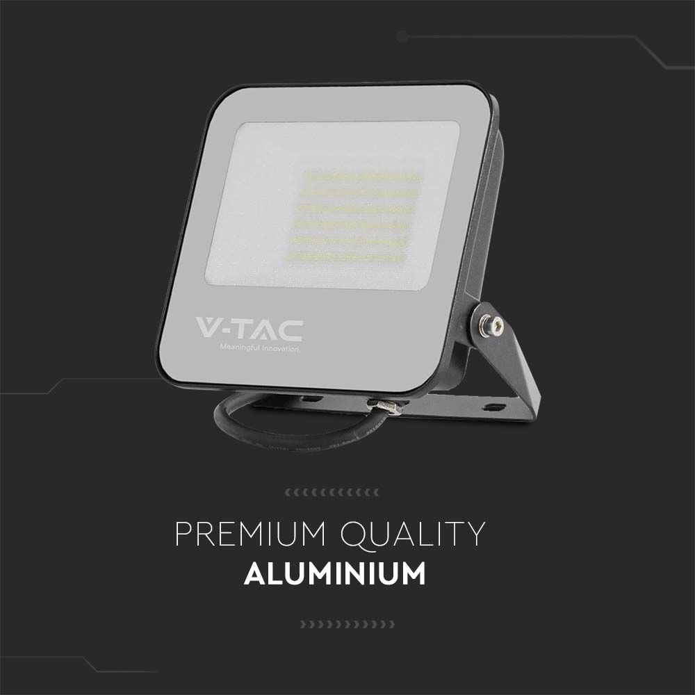 LED-Fluter V-TAC, VT-4456, EEK: B, 50 W, 4000 K, 9250 lm, IP65, sw
