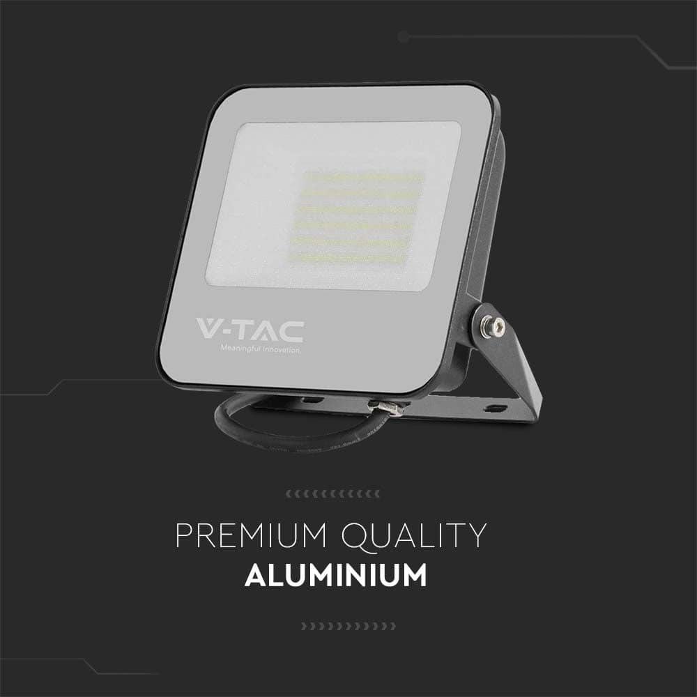 LED-Fluter V-TAC, VT-4456, EEK: B, 50 W, 4000 K, 9250 lm, IP65, sw