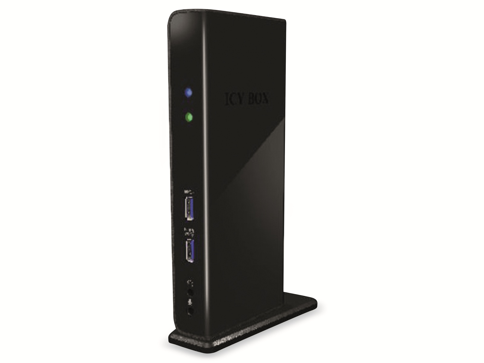 ICY BOX Multi-Dockingstation IB-DK2241AC, PC/Notebook, 2x Video, LAN, USB, Audio