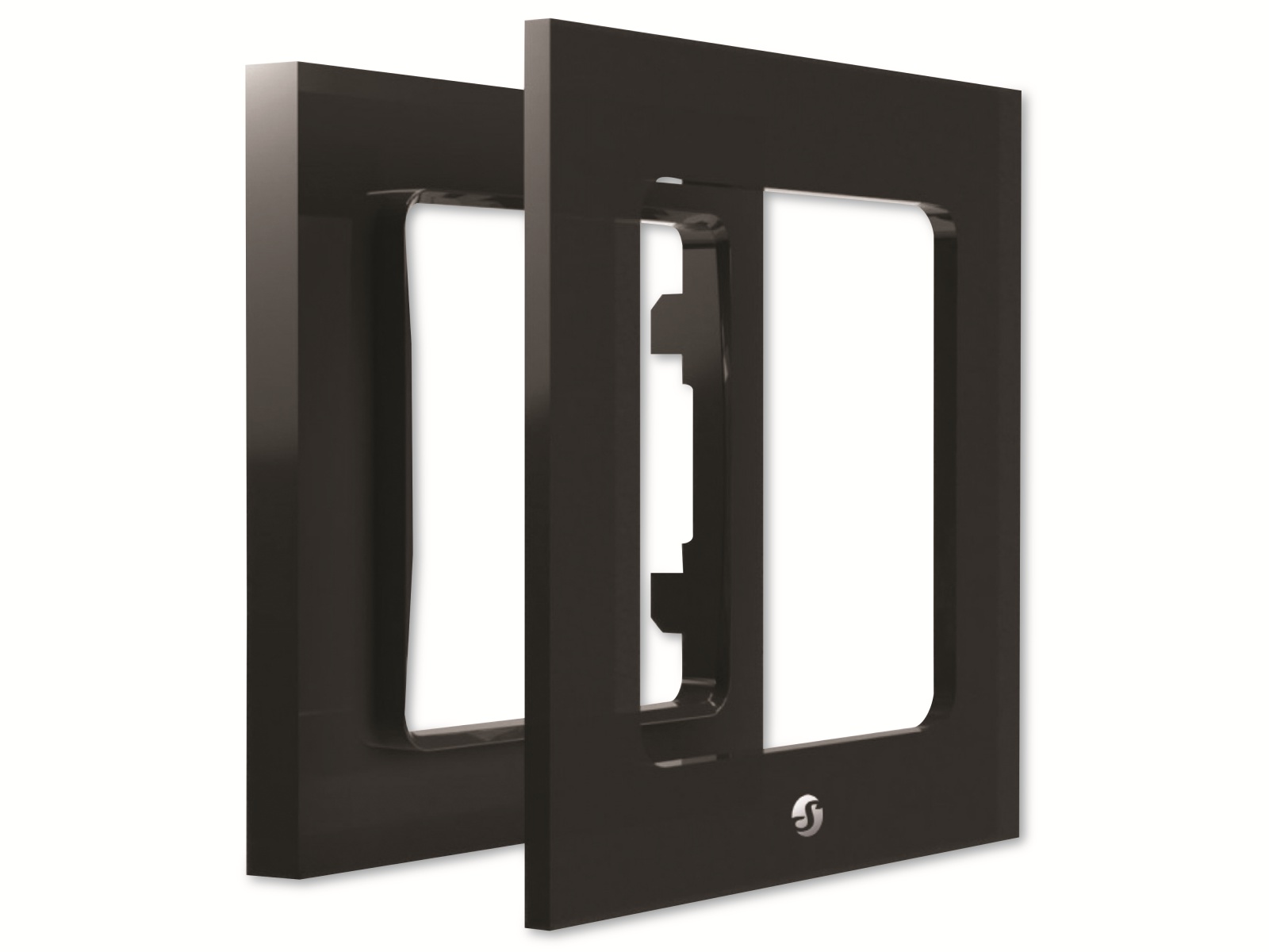 SHELLY Wandtaster-Rahmen Wall Frame 1, schwarz