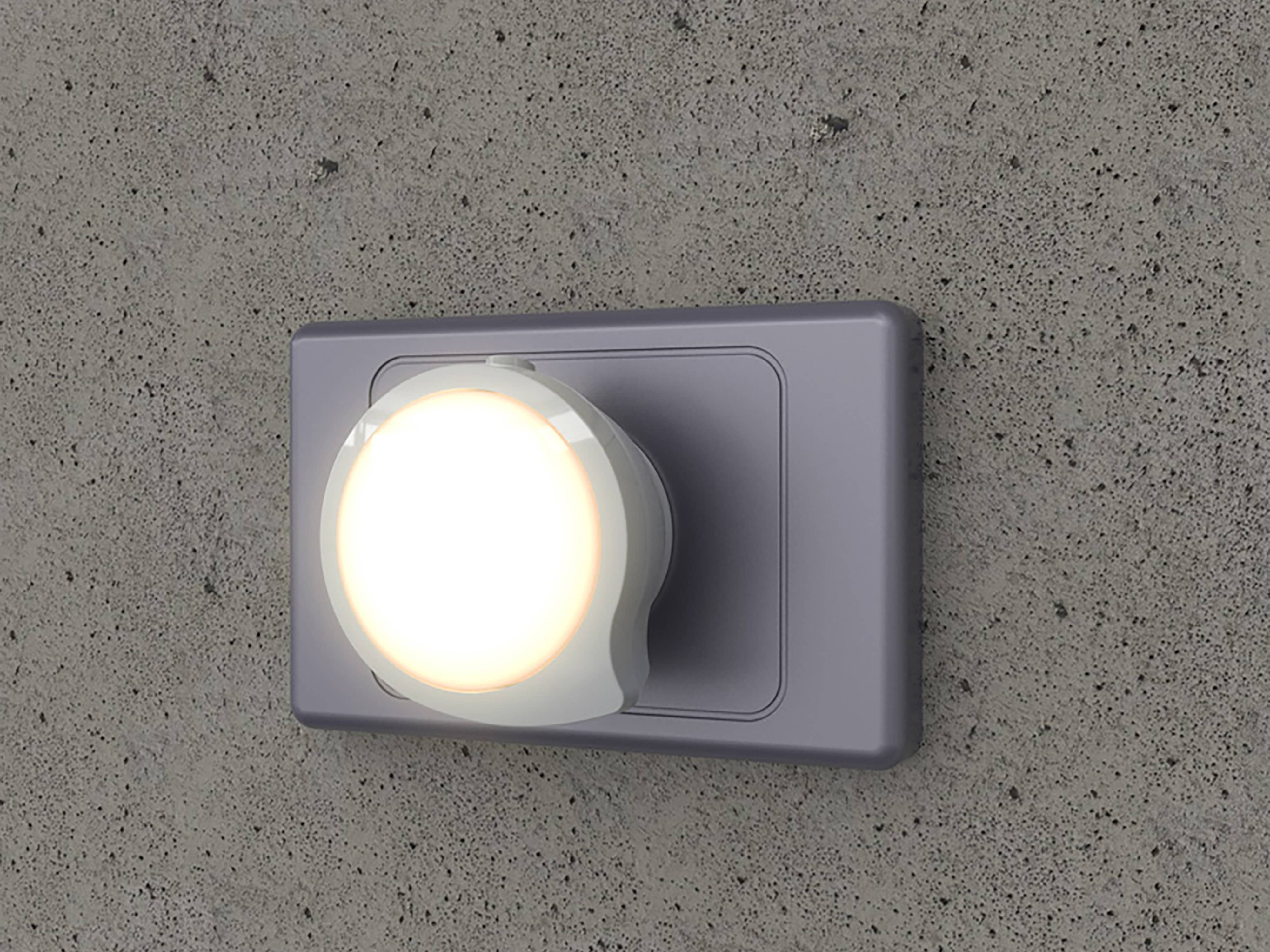 MÜLLER-LICHT LED-Nachtlicht, Luna Switch, 0,3W, 2lm, 2700K