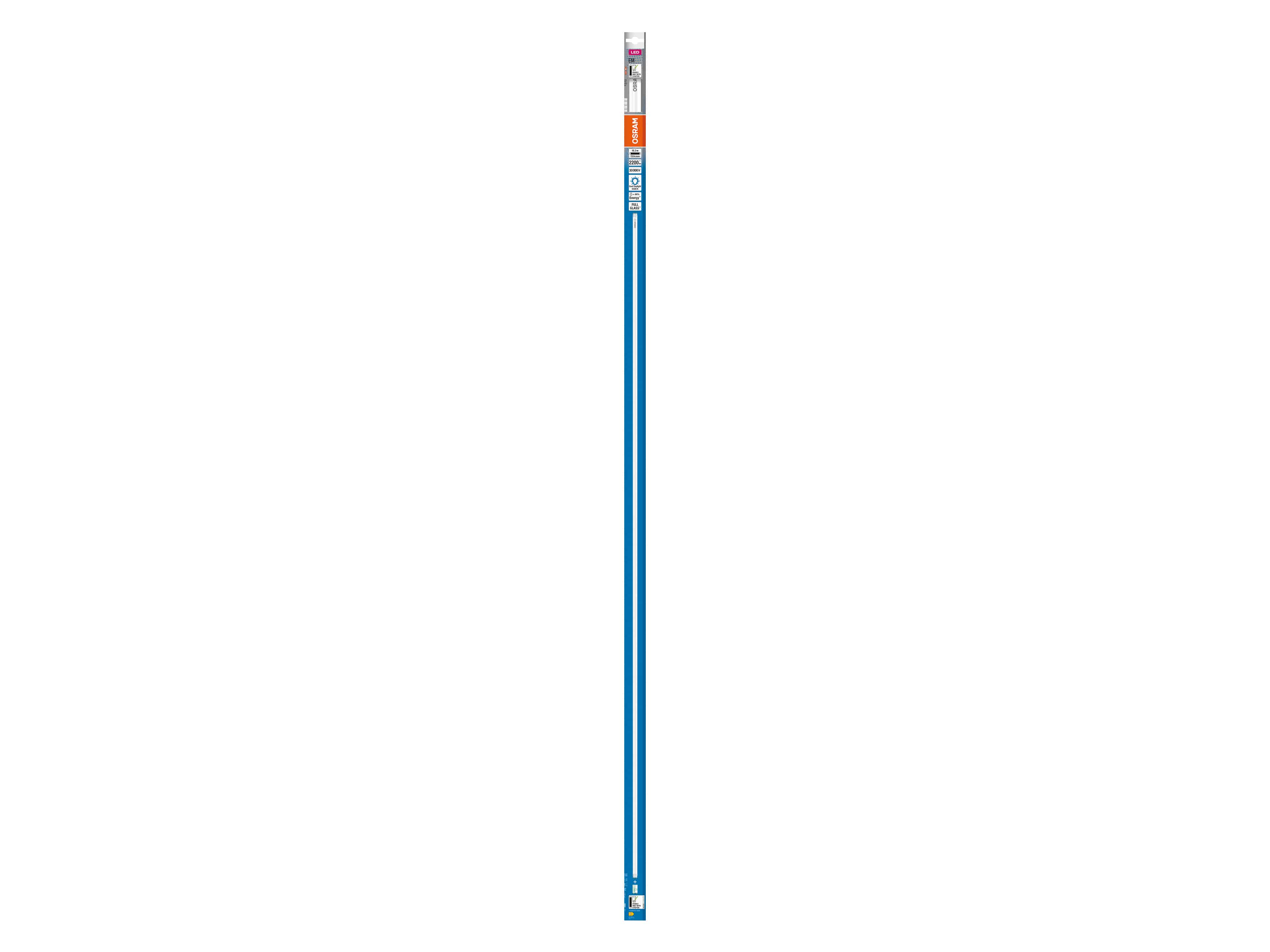 OSRAM LED-Röhre, T8, 1500mm, G13, EEK: E, 18,3W, 2200lm, 6500K