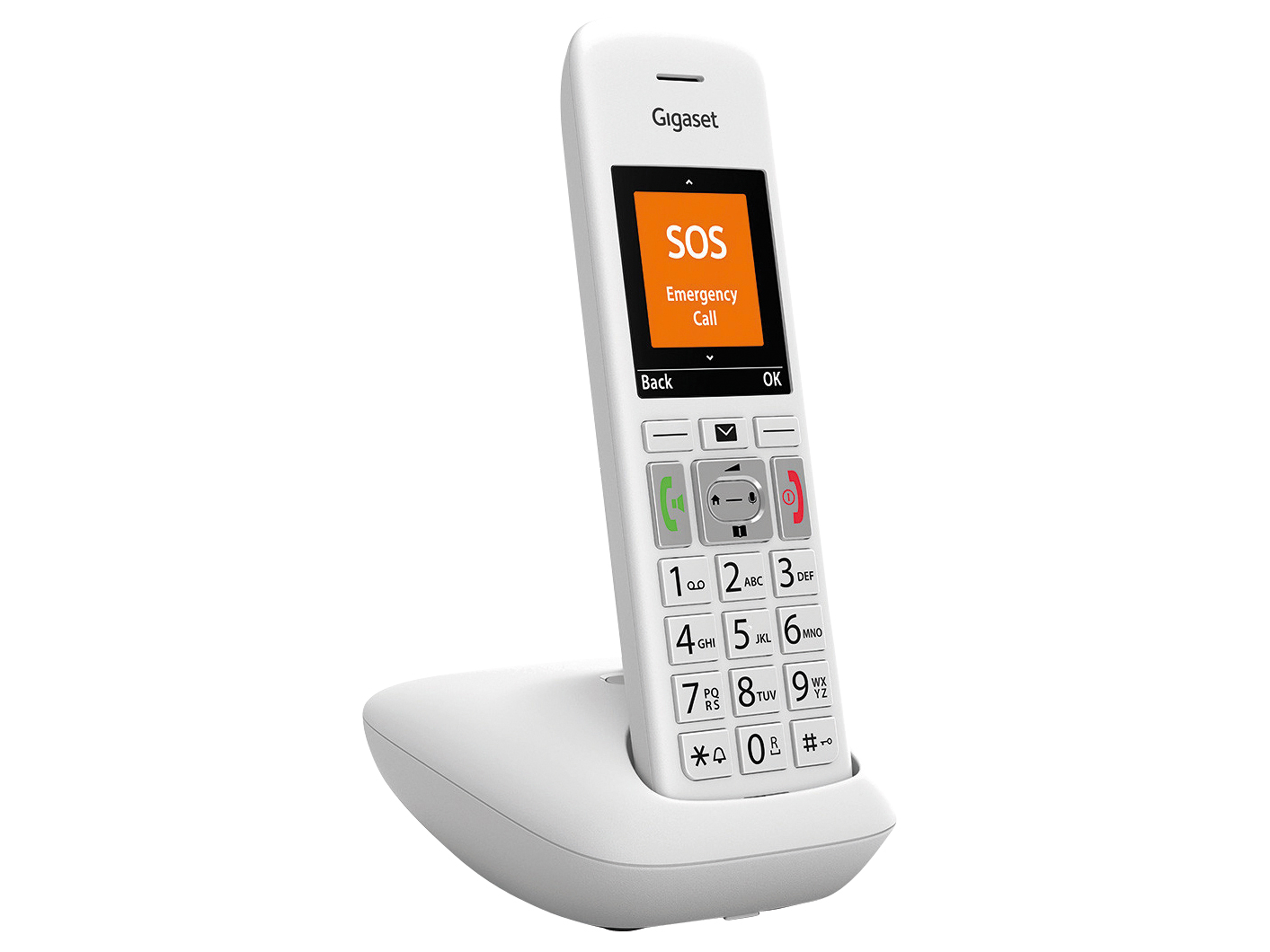 GIGASET DECT-Telefon E390 weiß