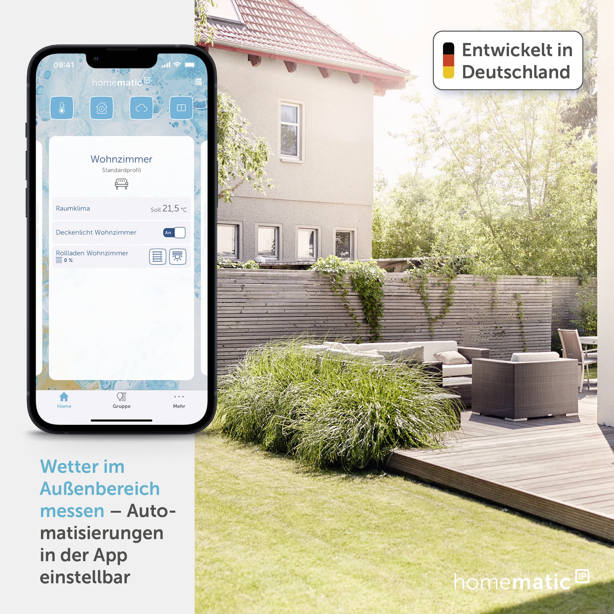 HOMEMATIC IP Smart Home 152056A0, Wettersensor Basic