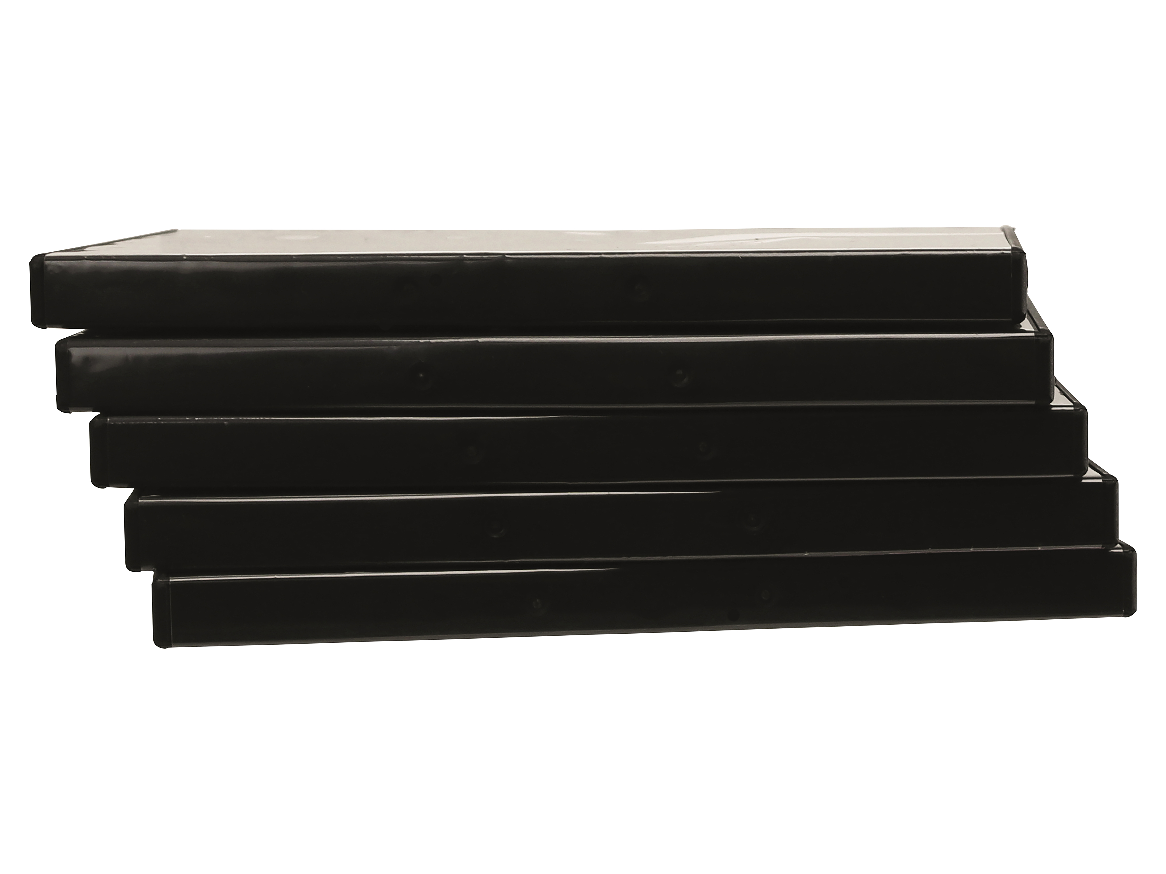 DVD-Leerhüllen DVH 205, Doppel-Leerhüllen, 5er Pack, schwarz