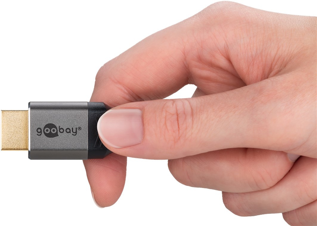 GOOBAY HDMI Kabel Plus High Speed 4K schwarz/silber, 3 m GOOBAY HDMI Kabel Plus High Speed 4K schwarz/silber, 3 m