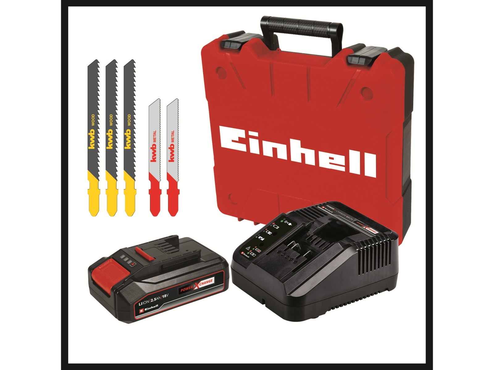 EINHELL Akku-Stichsäge TC-JS 18 Li (1x2,5 Ah)