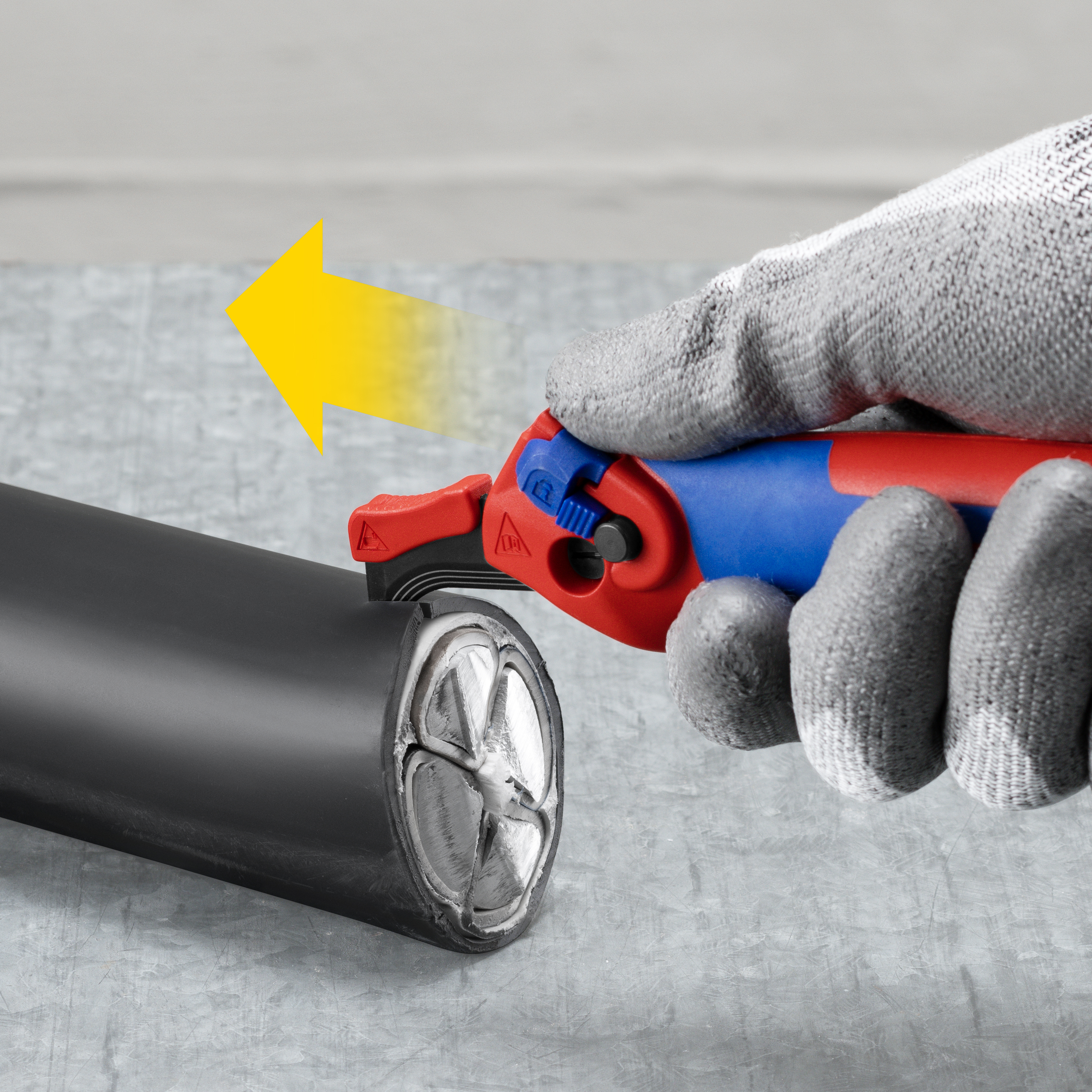 KNIPEX Abmantelungsmesser, 16 50 145 SB