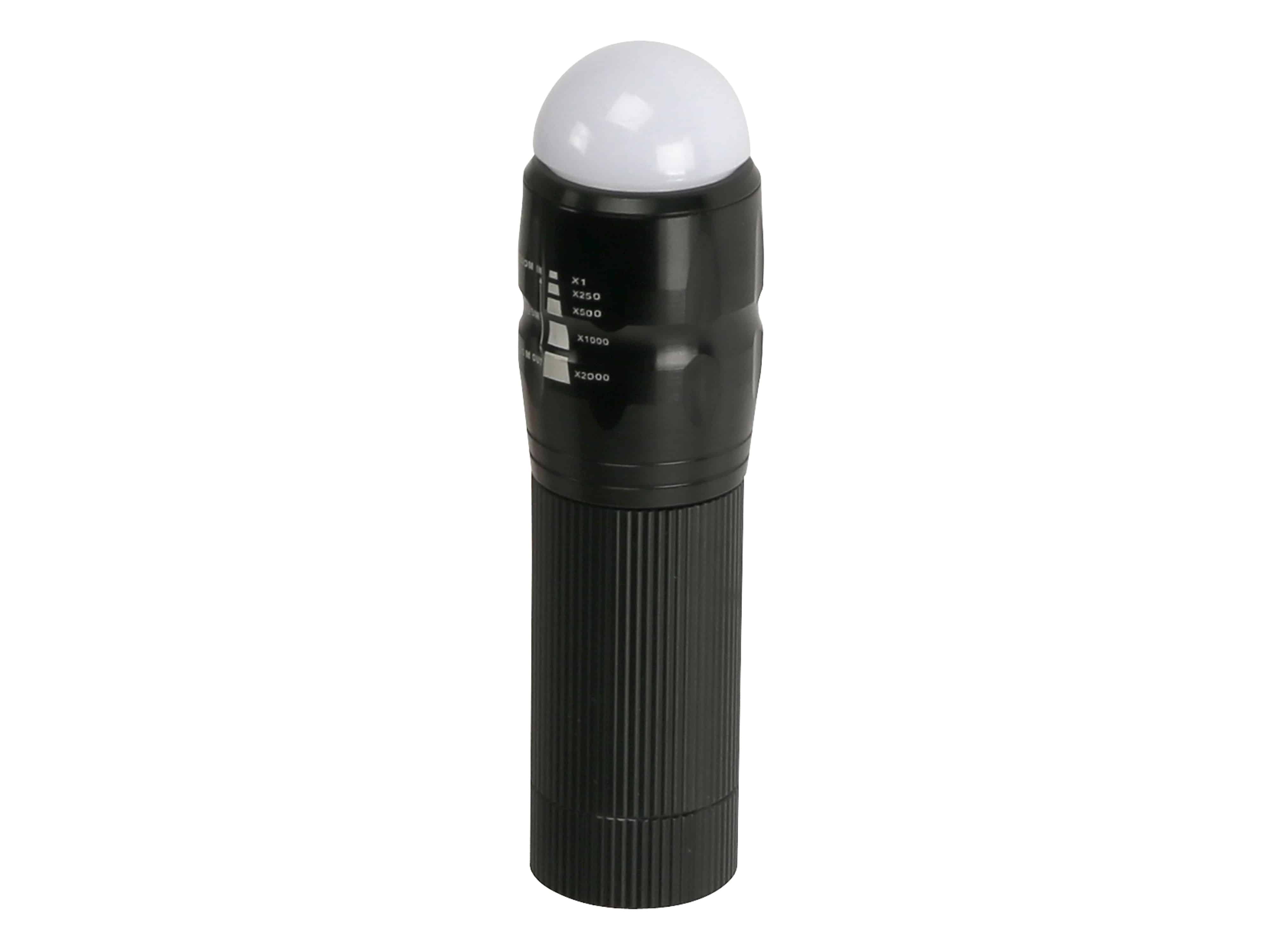 LED-Taschenlampe, WTE-490M-1, Alu, 400 lm, schwarz LED-Taschenlampe, WTE-490M-1, Alu, 400 lm, schwarz