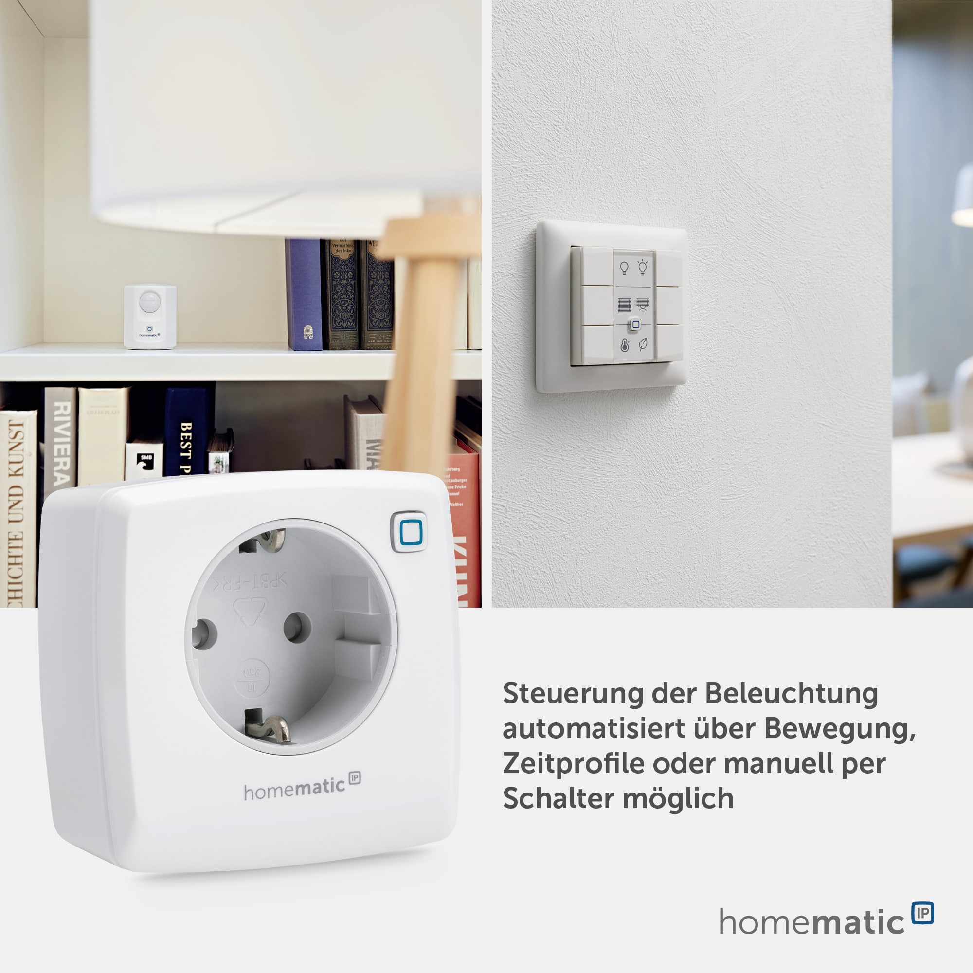 HOMEMATIC IP Smart Home 150327A0, Dimmersteckdose Phasenabschnitt
