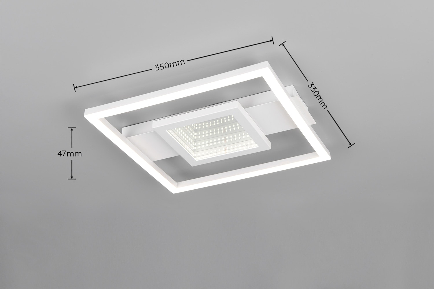 REALITY LED-Deckenleuchte WHEELER, R64801931, 16W, 2000lm, 4000K, weiß REALITY LED-Deckenleuchte WHEELER, R64801931, 16W, 2000lm, 4000K, weiß