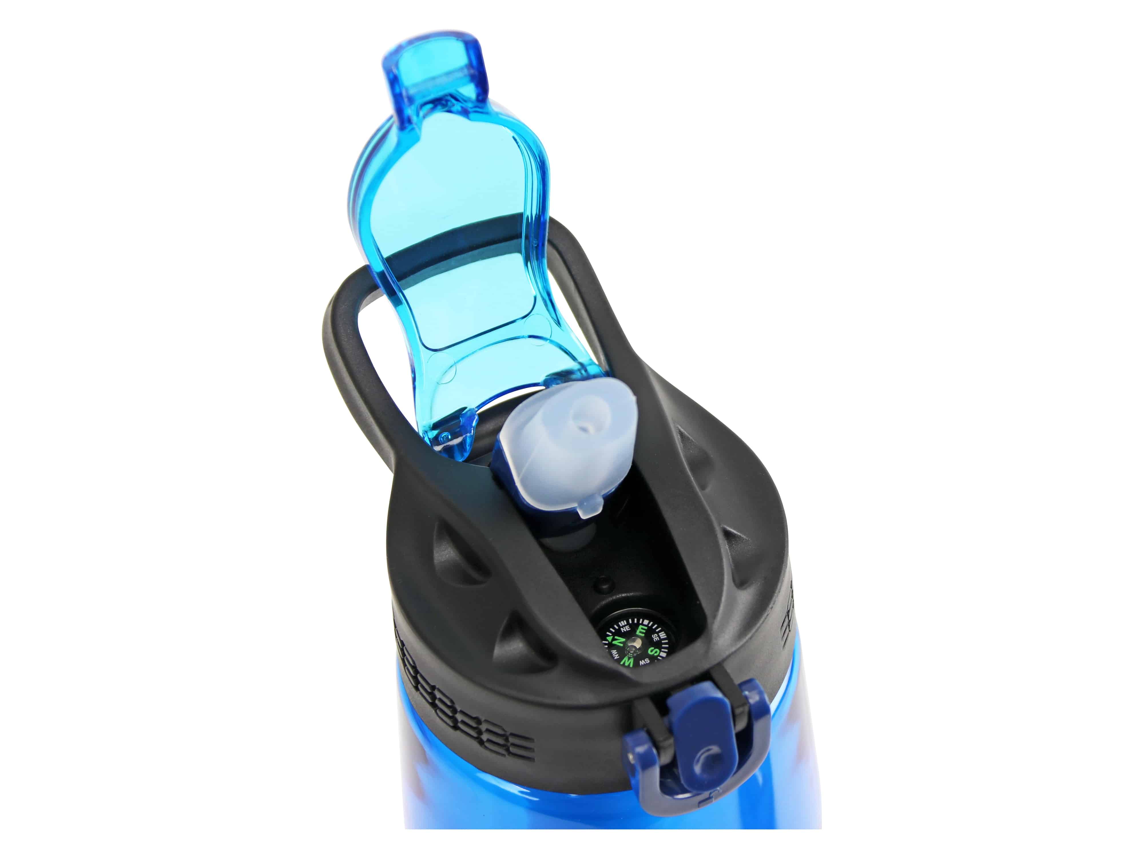 Wasserfilterflasche Tritan, 650ml, blau