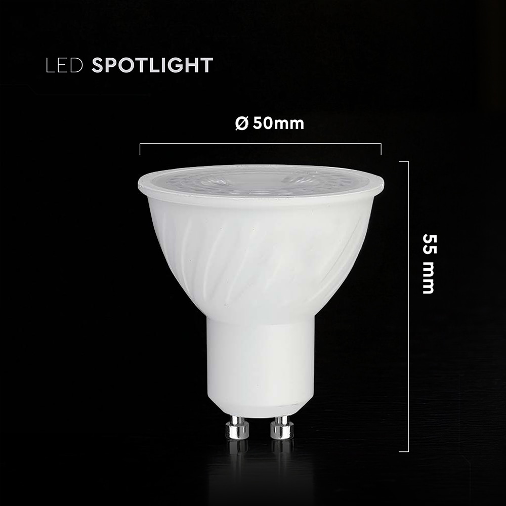 V-TAC LED-Lampe VT-217976, EEK: F, 4,5W, 345lm, 4000K, PAR16, GU10, 38°,