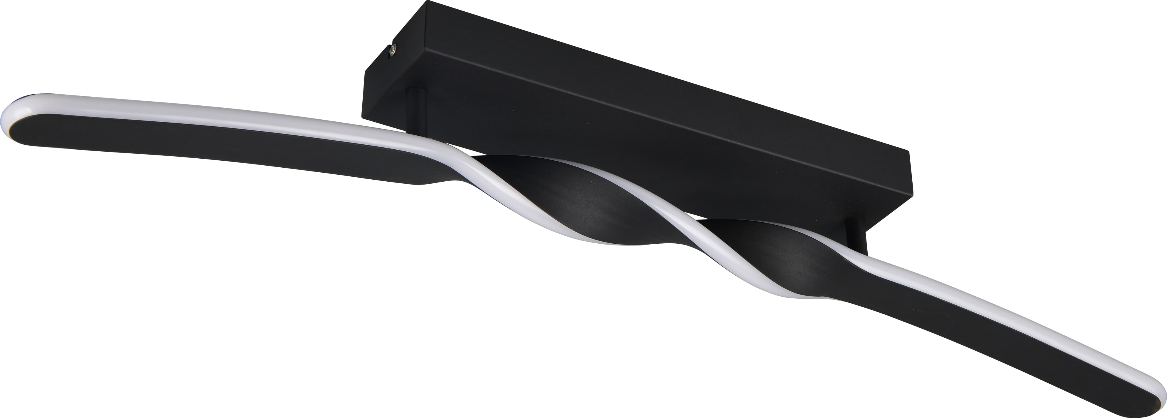 REALITY LED-Deckenleuchte GINKO, R65791132, 18W, 1980lm, 3000K, schwarz REALITY LED-Deckenleuchte GINKO, R65791132, 18W, 1980lm, 3000K, schwarz