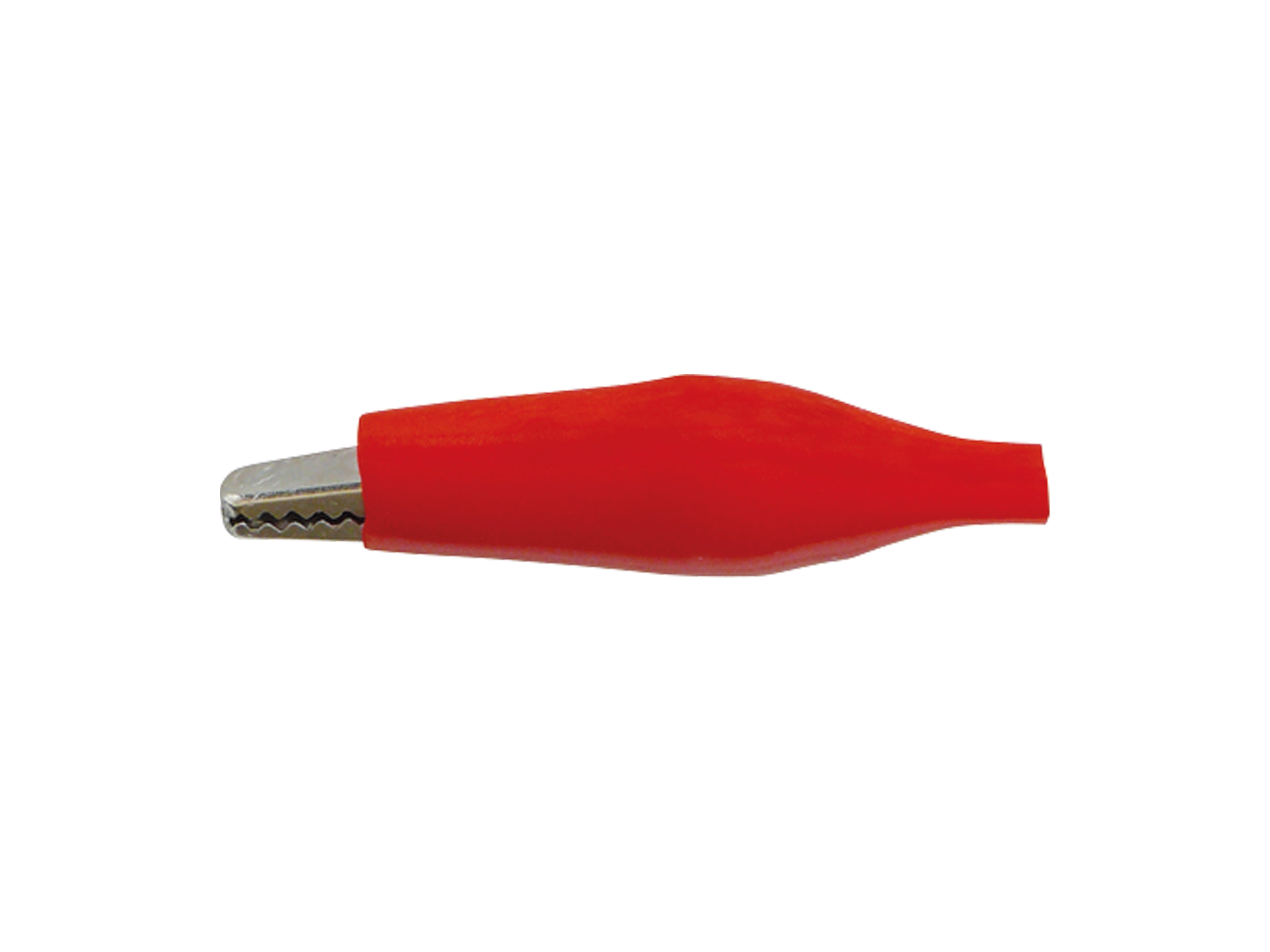 Krokodilklemmen, 45 mm, rot, 10 Stück