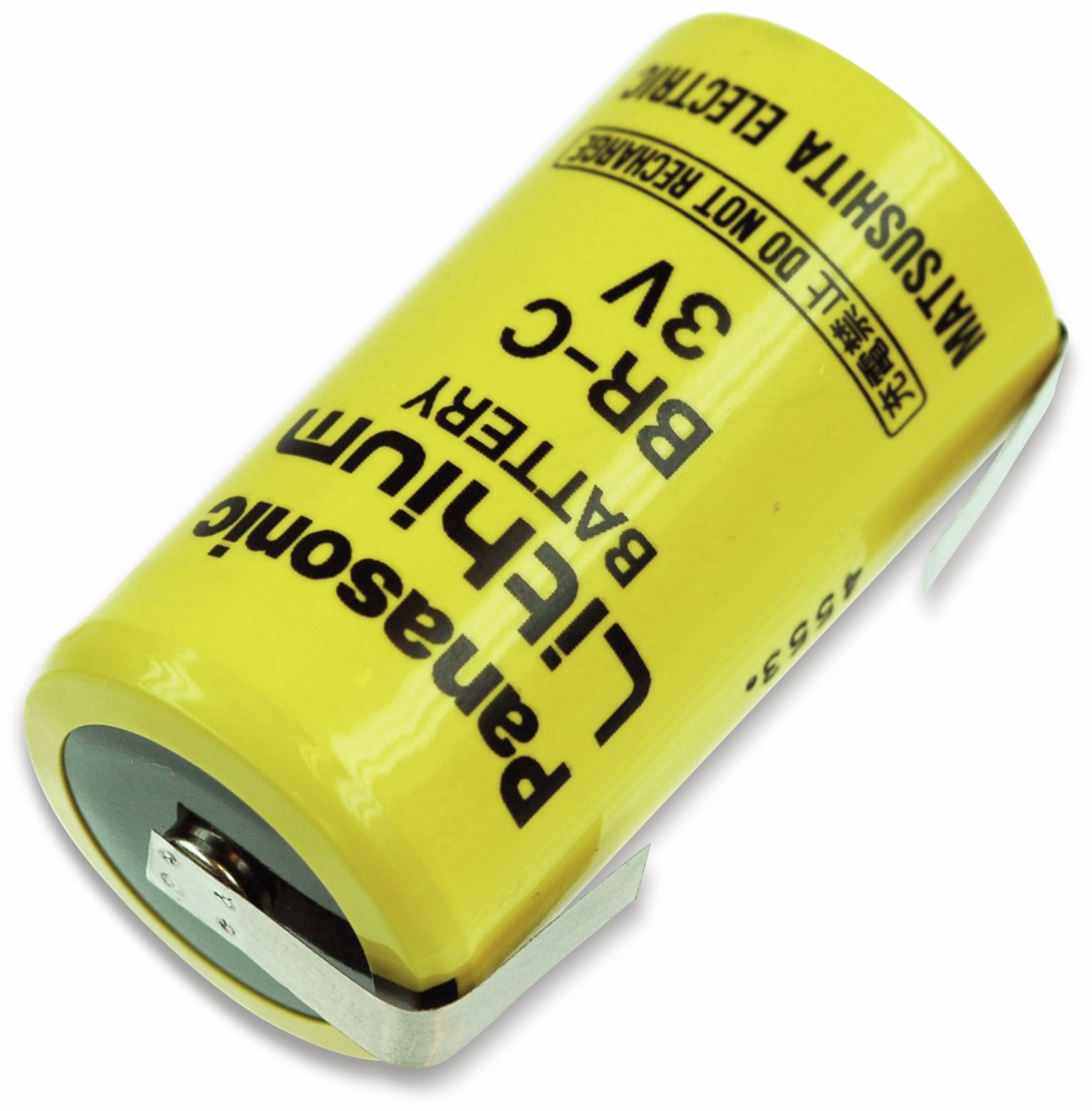 PANASONIC Lithium-Batterie BR-C, mit U-Lötfahne, 3 V-, 5000 mAh PANASONIC Lithium-Batterie BR-C, mit U-Lötfahne, 3 V-, 5000 mAh