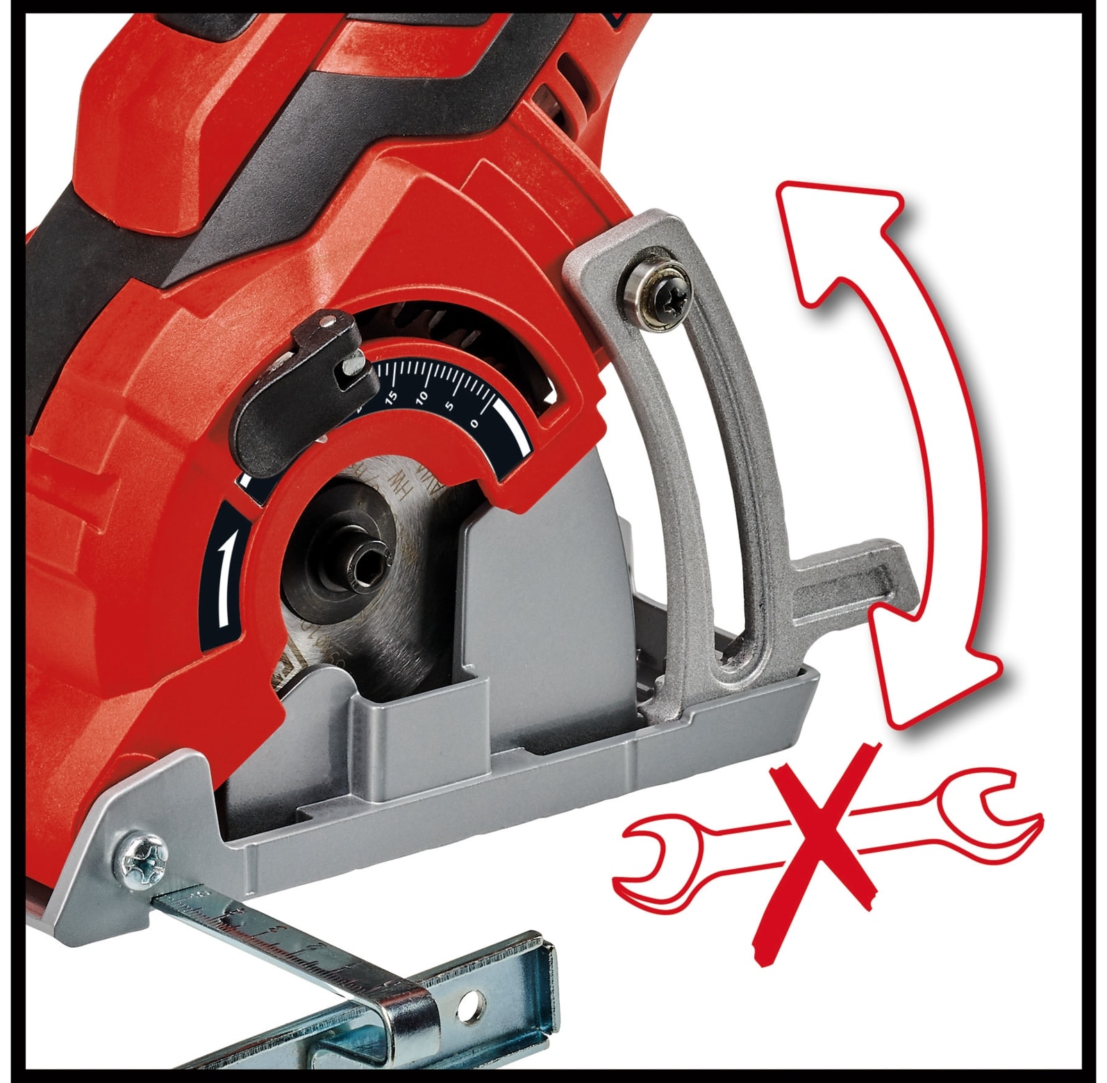 EINHELL Mini-Handkreissäge TC-CS 89, 230V, 600 W