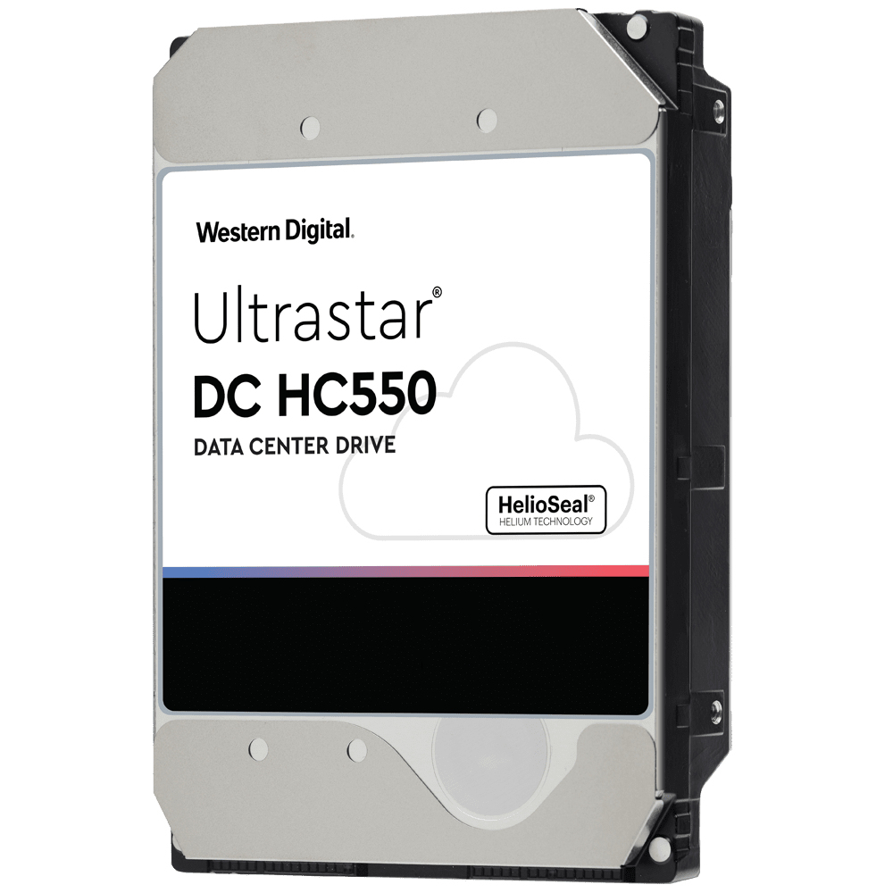 WESTERN DIGITAL Festplatte  Ultrastar DC HC550 WUH721816AL5204, HDD, 16 TB, 8,9 cm (3,5"), 512 MB