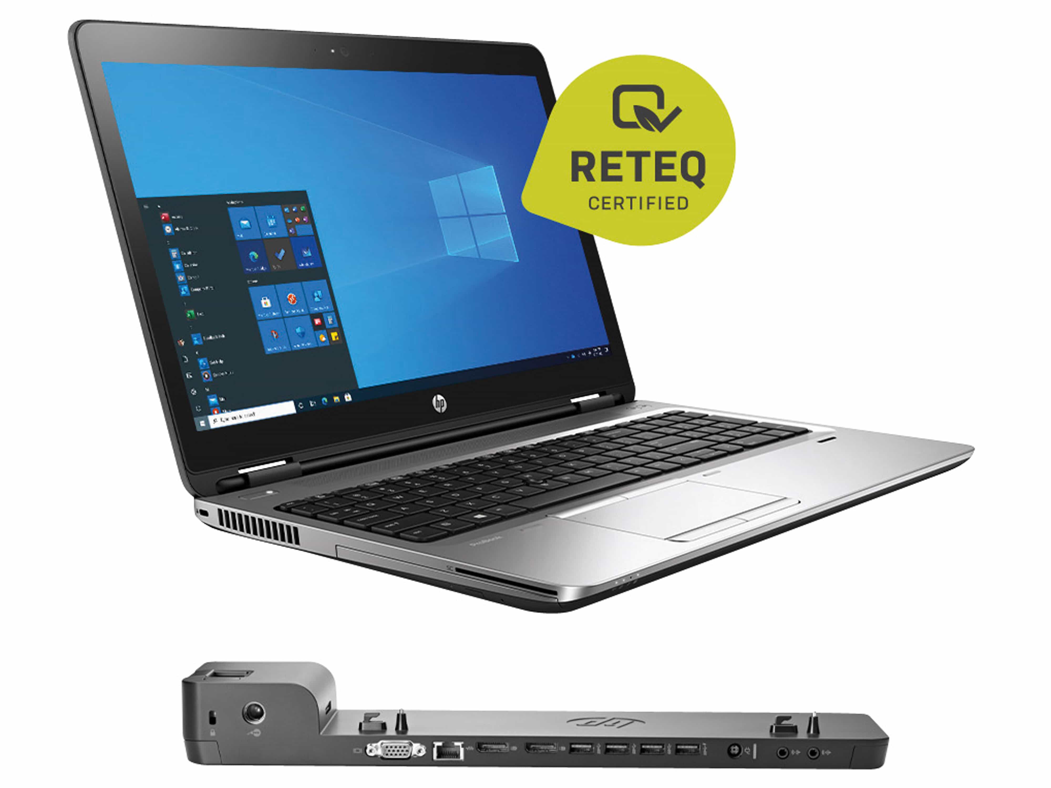 HP Notebook Probook 650 G3, 39,62 cm (15,6"), Intel i5, 16GB, 512GB, Win10Pro, Refurbished