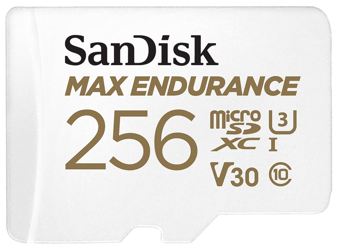 SANDISK MicroSD-Card Max Endurance 256GB inkl. Adapter SANDISK MicroSD-Card Max Endurance 256GB inkl. Adapter