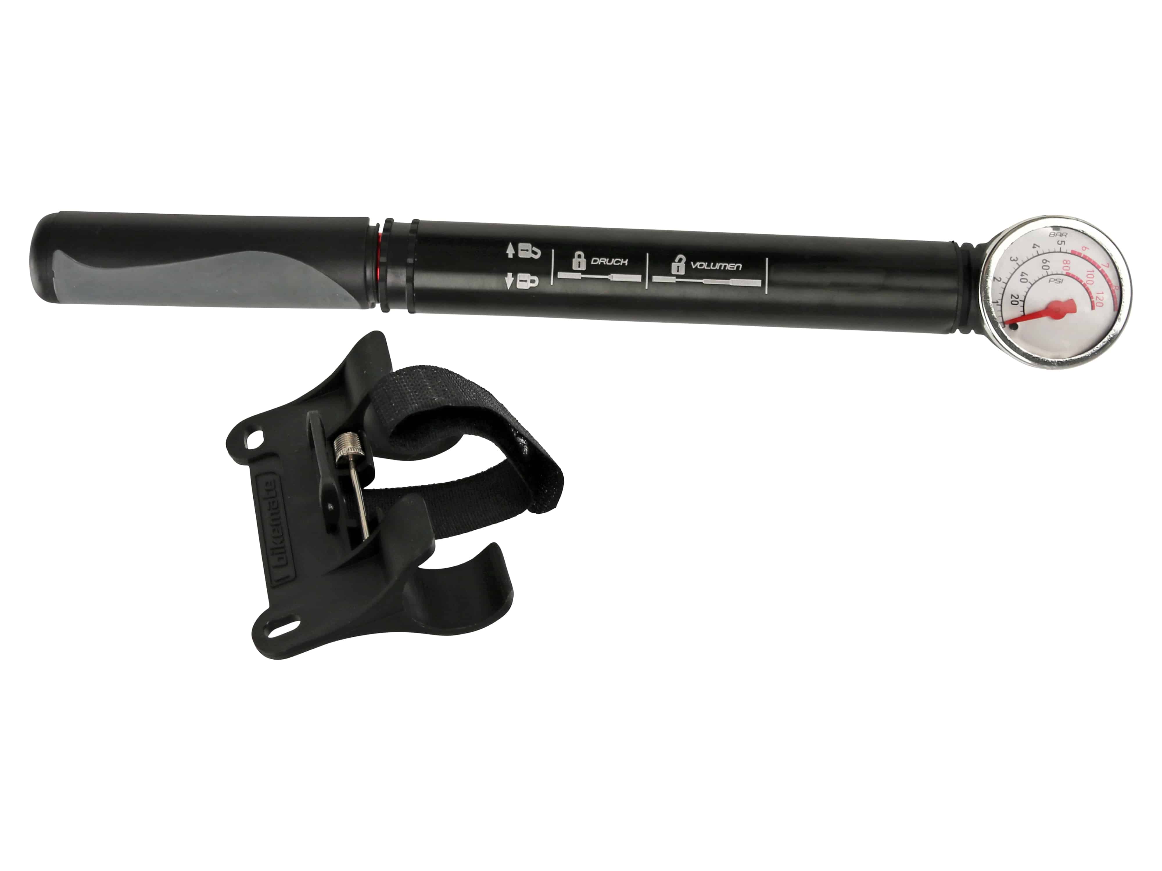 Mini Luftpumpe, 8 bar, 120 PSI, Universaler Ventiladapter
