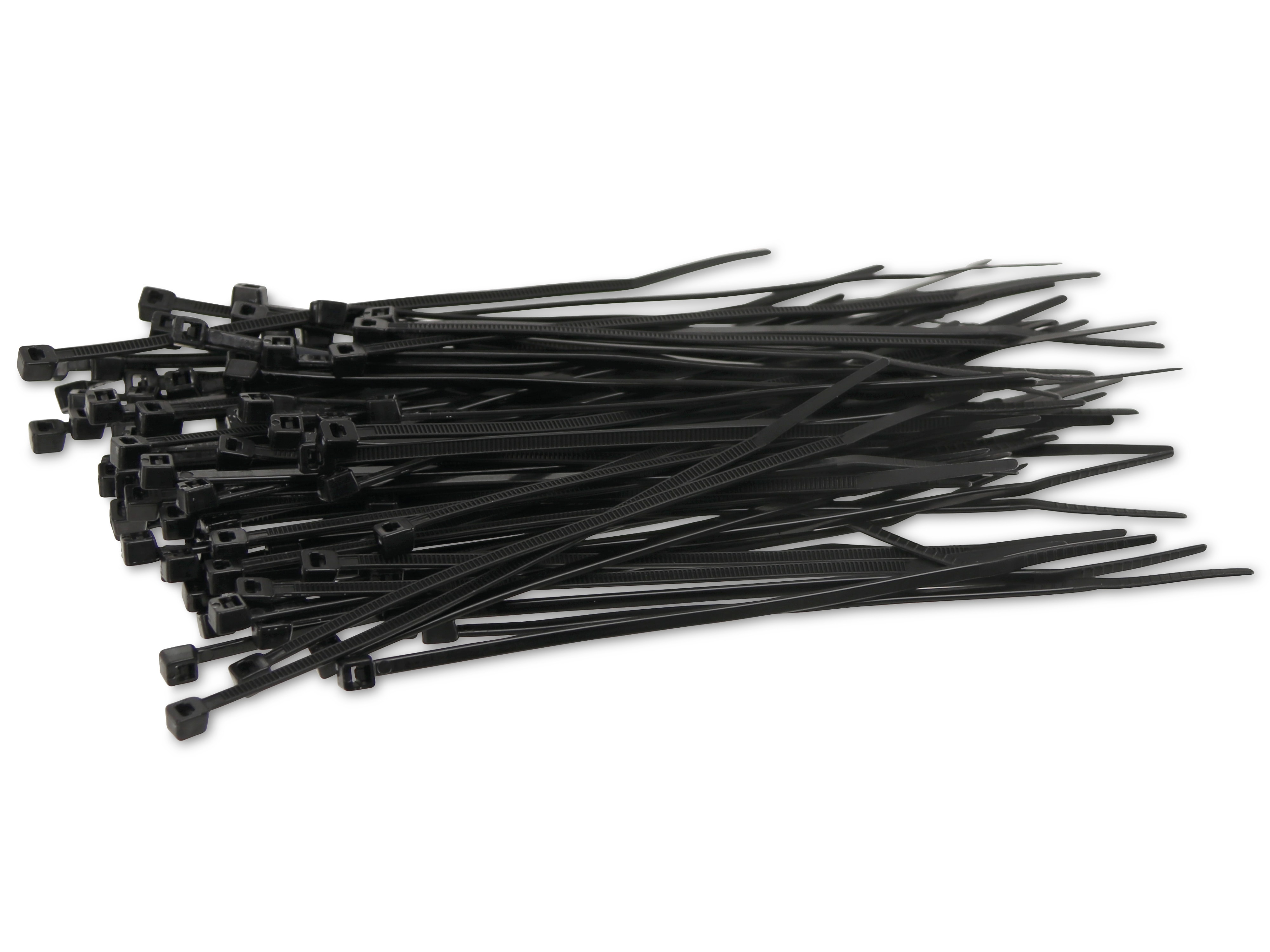 KSS Kabelbinder-Sortiment Polyamid 6.6, schwarz, 120x2,5, UV-beständig, 100 Stück