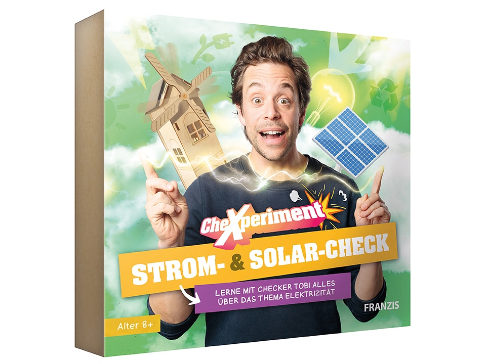 FRANZIS CheXperiment Strom- & Solar-Check, Checker Tobi, 67268