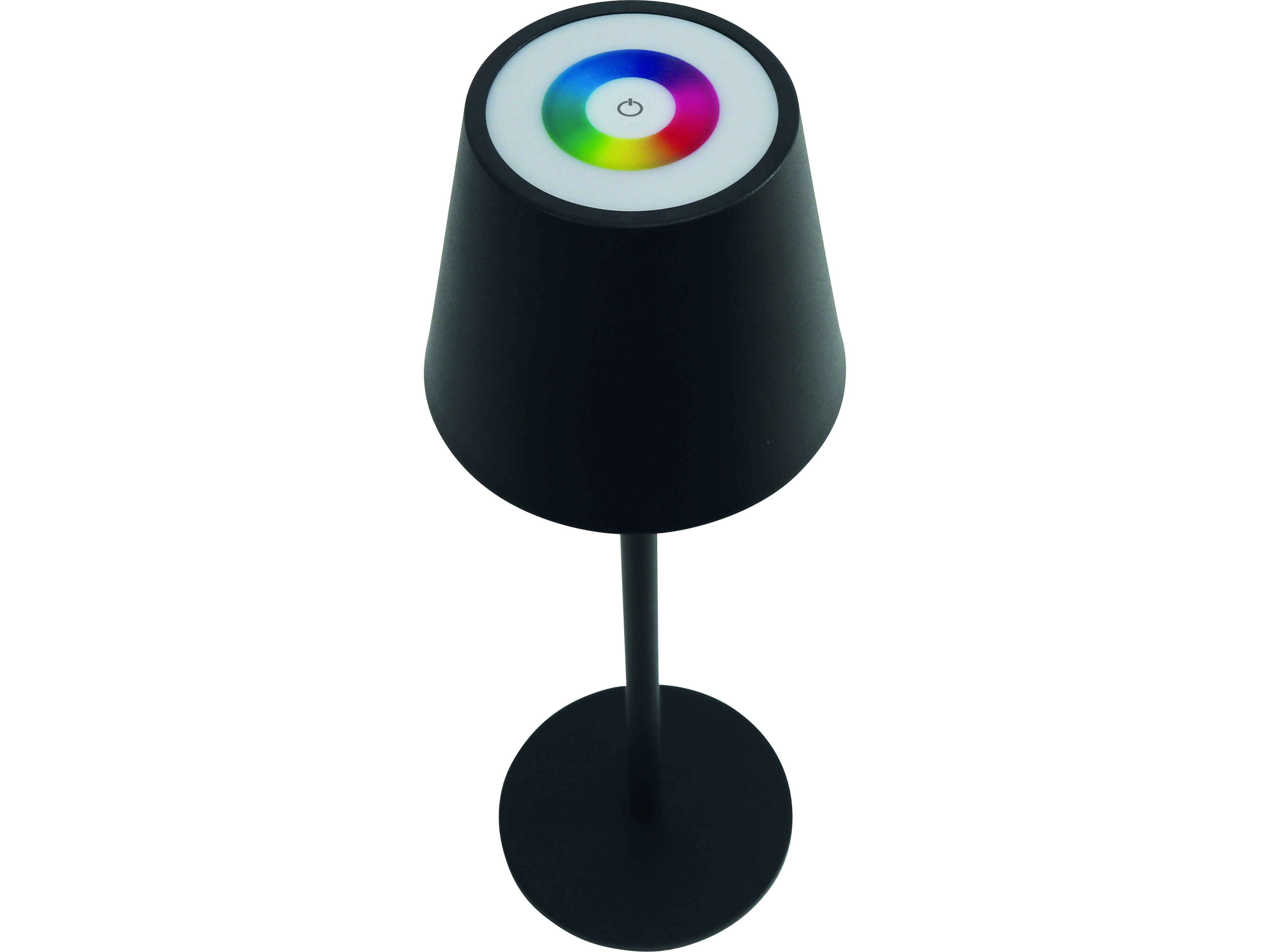 DAYLITE LED-Tischleuchte PBG-1238, 4W, 200lm, RGBW, Akku, schwarz DAYLITE LED-Tischleuchte PBG-1238, 4W, 200lm, RGBW, Akku, schwarz