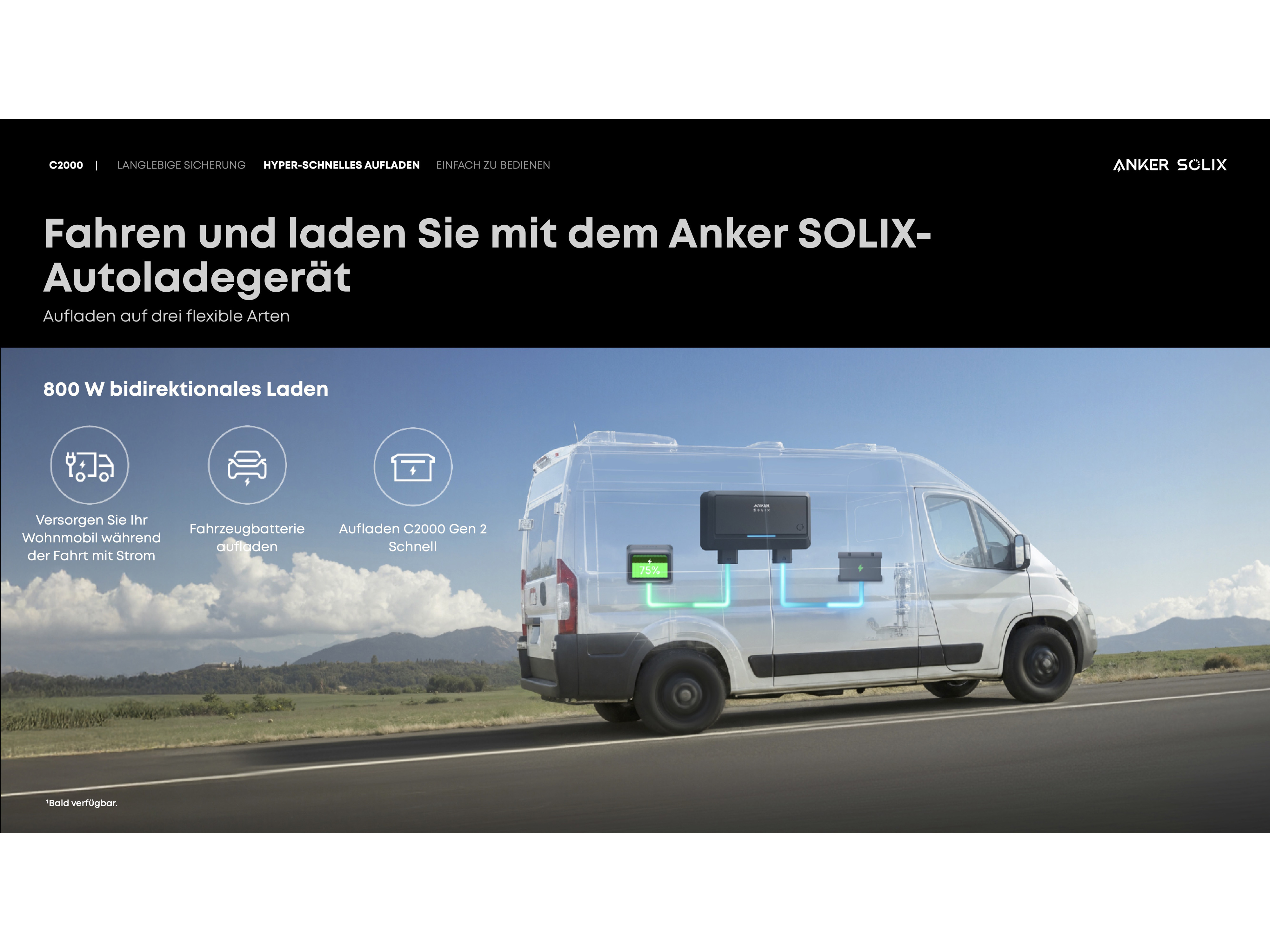 Powerstation ANKER SOLIX C 2000 Gen2, 2048 Wh