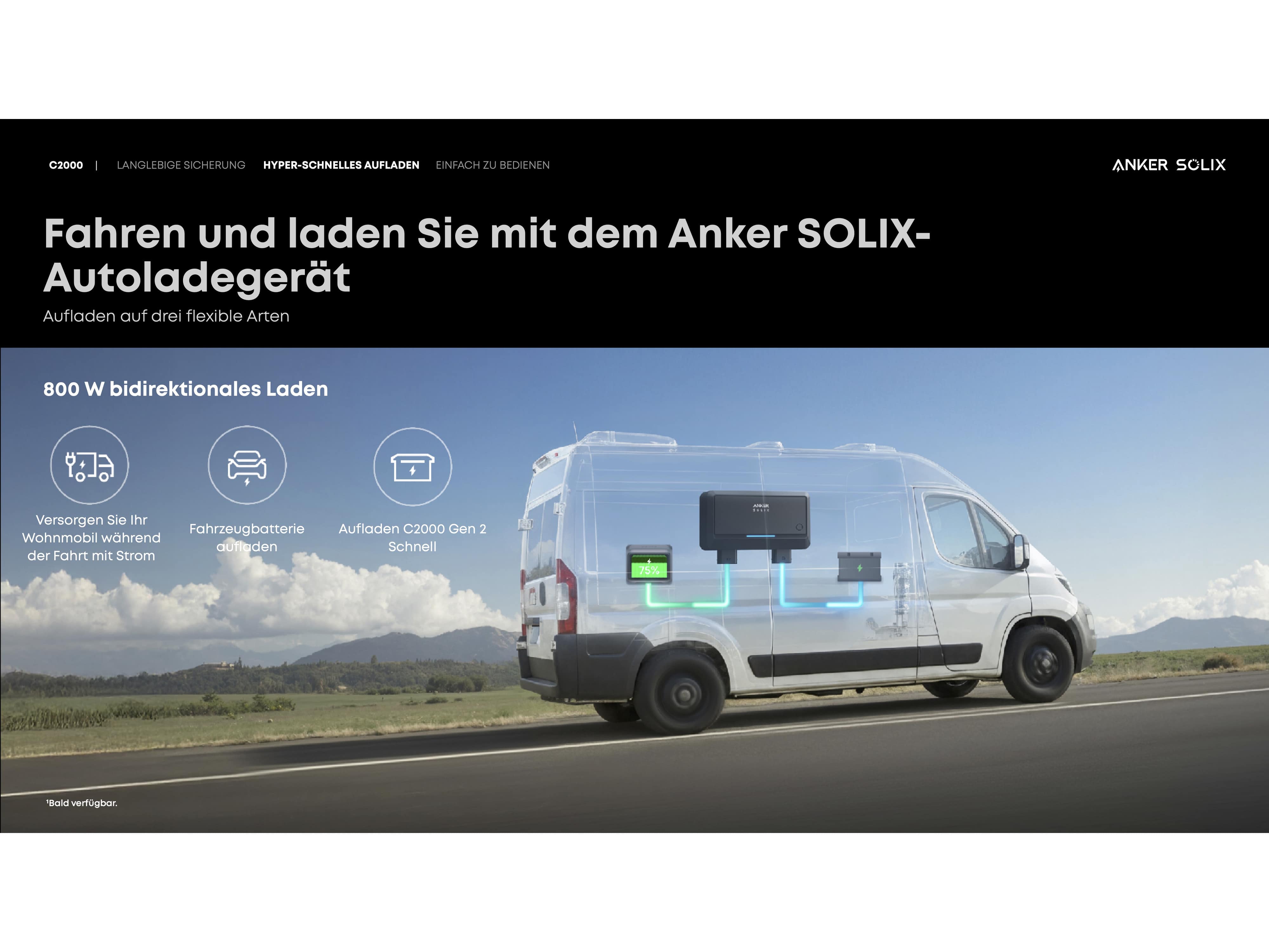 Powerstation ANKER SOLIX C 2000 Gen2, 2048 Wh