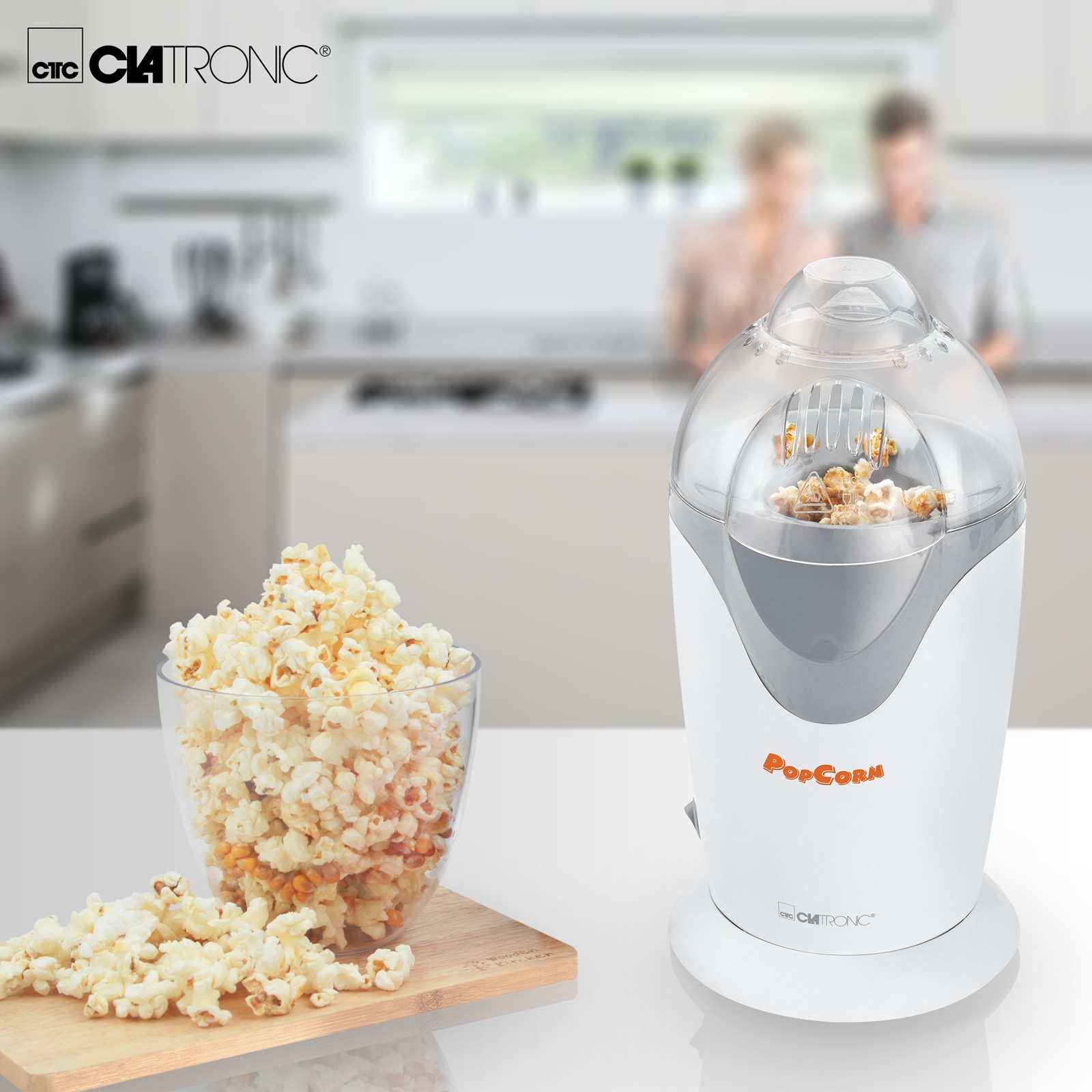 CLATRONIC Popcornmaschine PM 3635, 1200 W, weiß CLATRONIC Popcornmaschine PM 3635, 1200 W, weiß