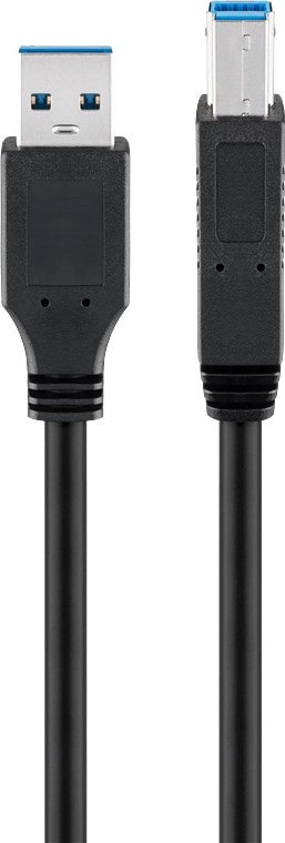 GOOBAY USB 3.0 Kabel 93655 A/B 1,8m schwarz