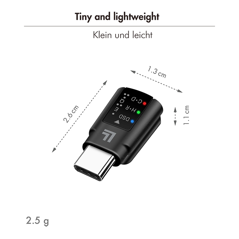 LOGILINK USB-C-Audioadapter LOGILINK UA0424 DAC mit EQ USB-C/M zu 3,5mm/F