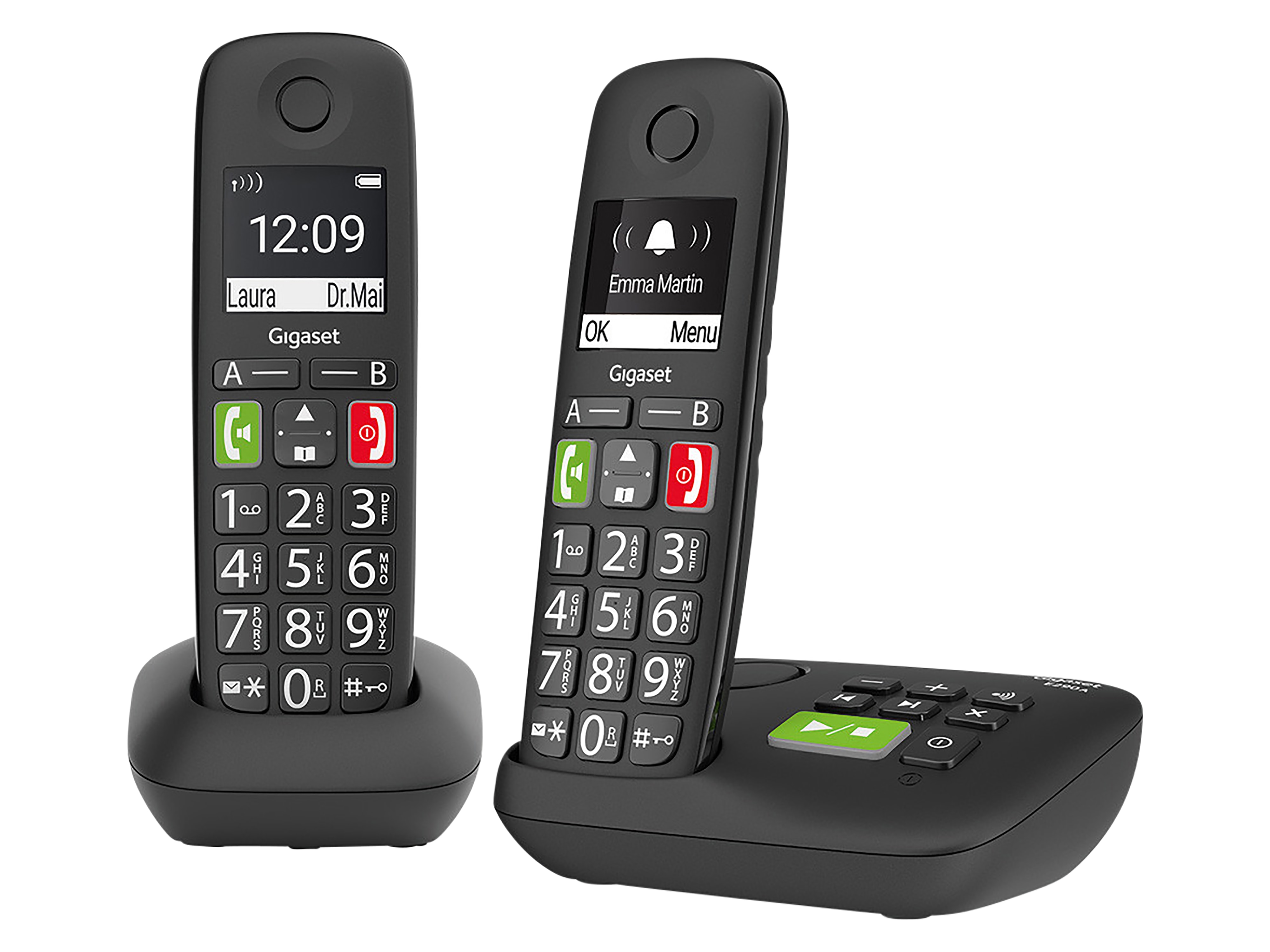 GIGASET Dect-Telefon E290A Duo schwarz