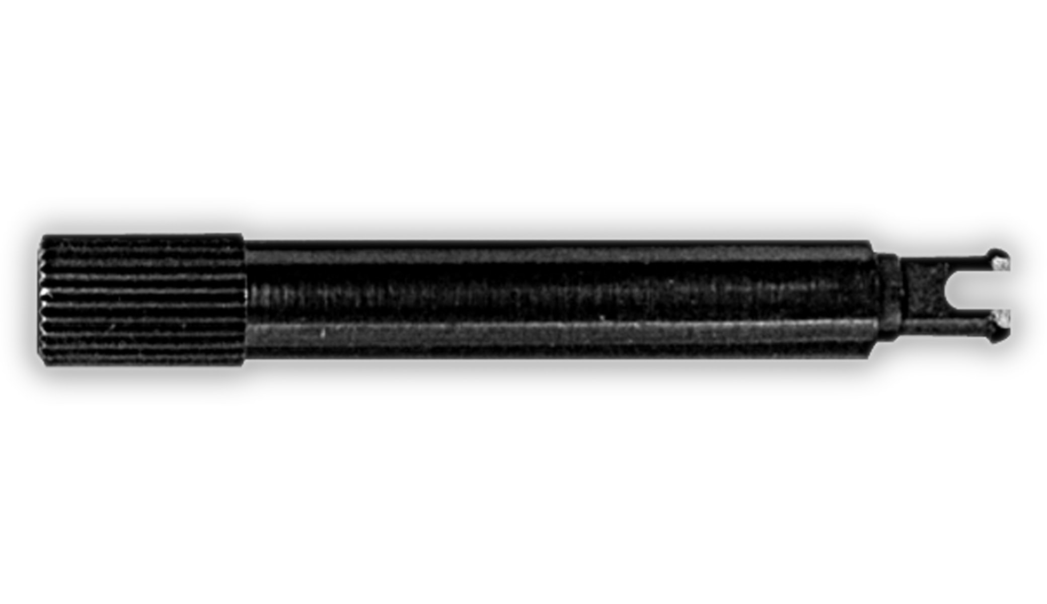 PIHER Steckachse, 19mm, schwarz