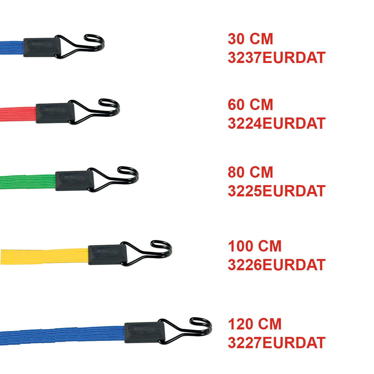 MASTERLOCK Gummispannseil 3226EURDAT, flach