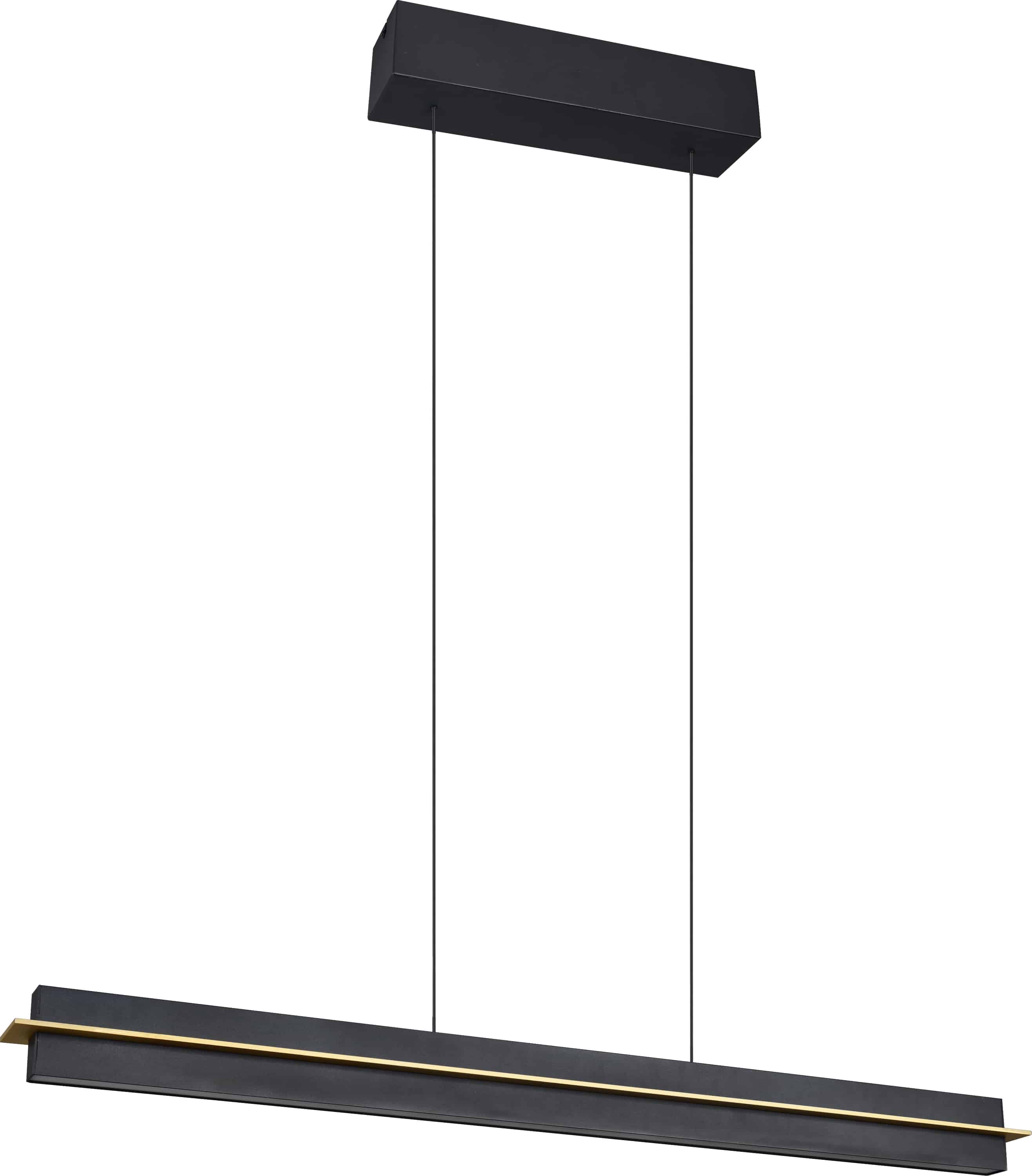 TRIO LED-Pendelleuchte EMERSON 346710180, 22 W, 2500 lm, schwarz
