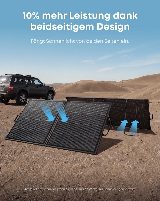 ANKER SOLIX Solarpanel PS200 B, tragbar Solarpanel ANKER SOLIX PS200 B, tragbar