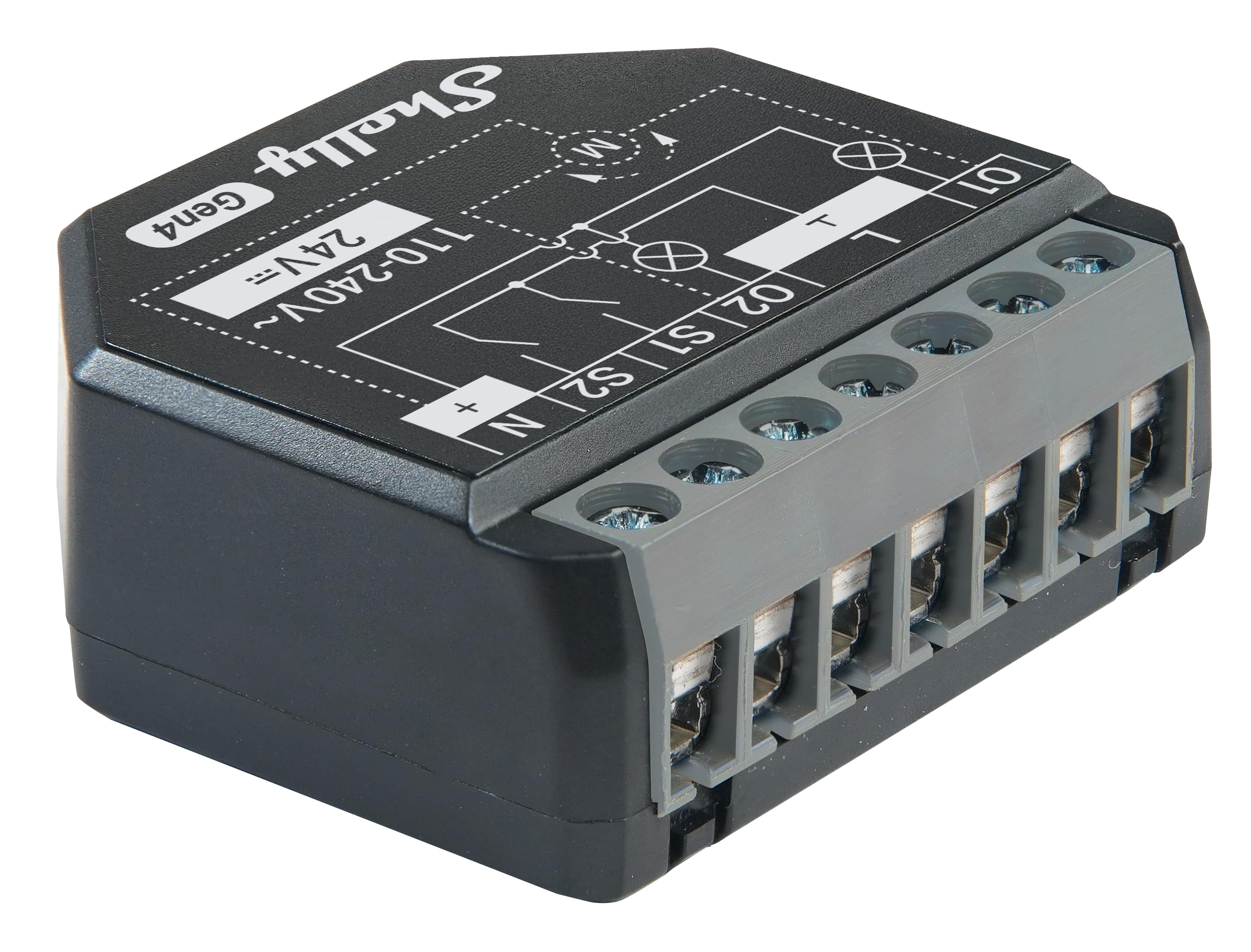 SHELLY WLAN-Schaltaktor 2PM Gen4, 2 Kanal, WLAN, Matter, Bluetooth, 2 Stück