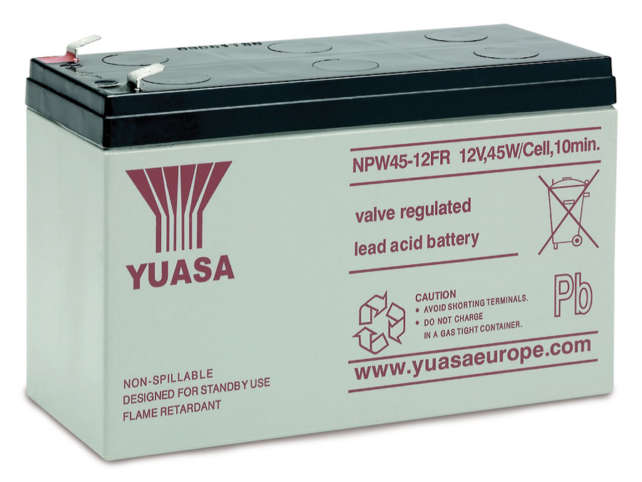 YUASA Blei-Akkumulator NP45-12, 12 V-/8,5 Ah
