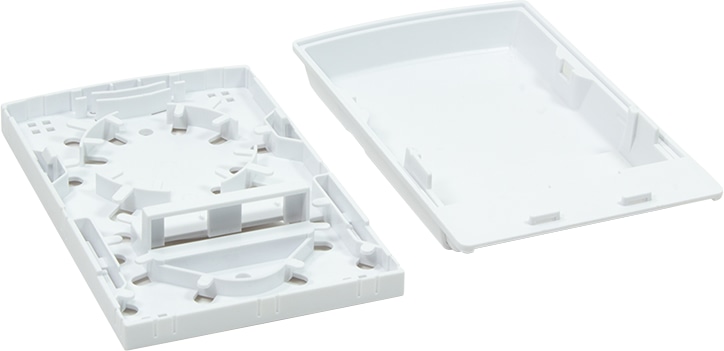 LOGILINK LWL-Anschlussdose FB1001, 2-fach, Aufputz, weiß