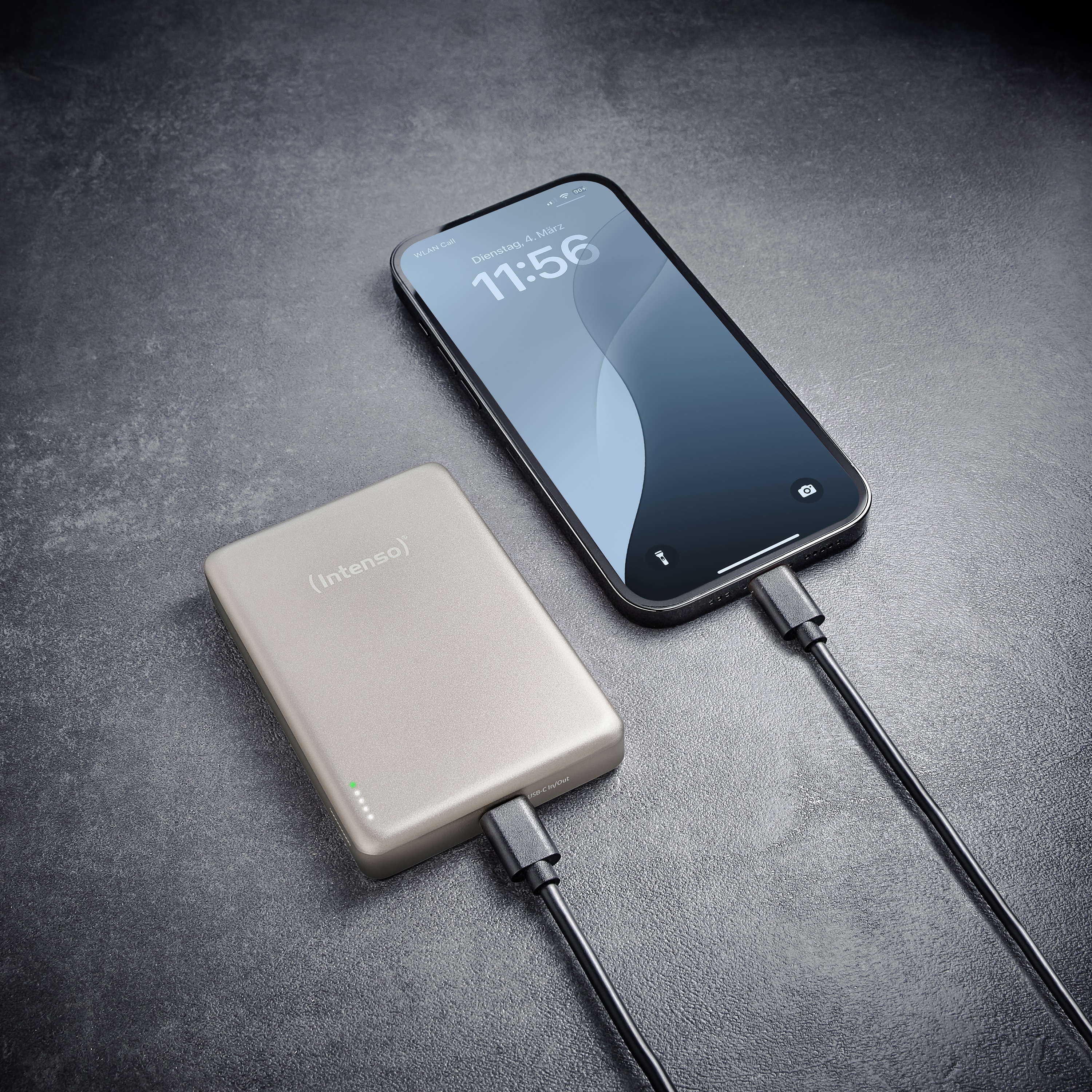 INTENSO Powerbank Magnetic Wireless, MW 10000, champange