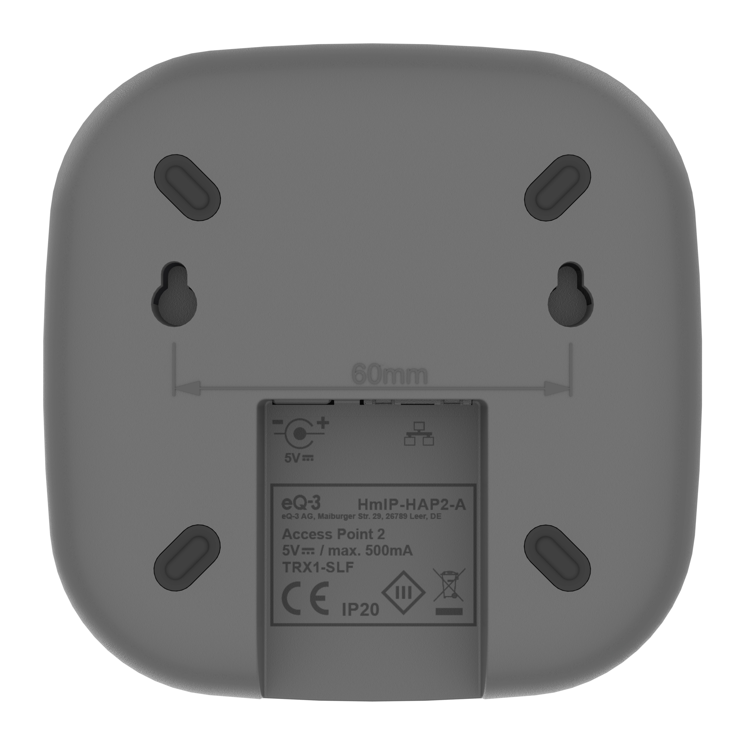 HOMEMATIC IP 161345A0 Access Point 2, anthrazit