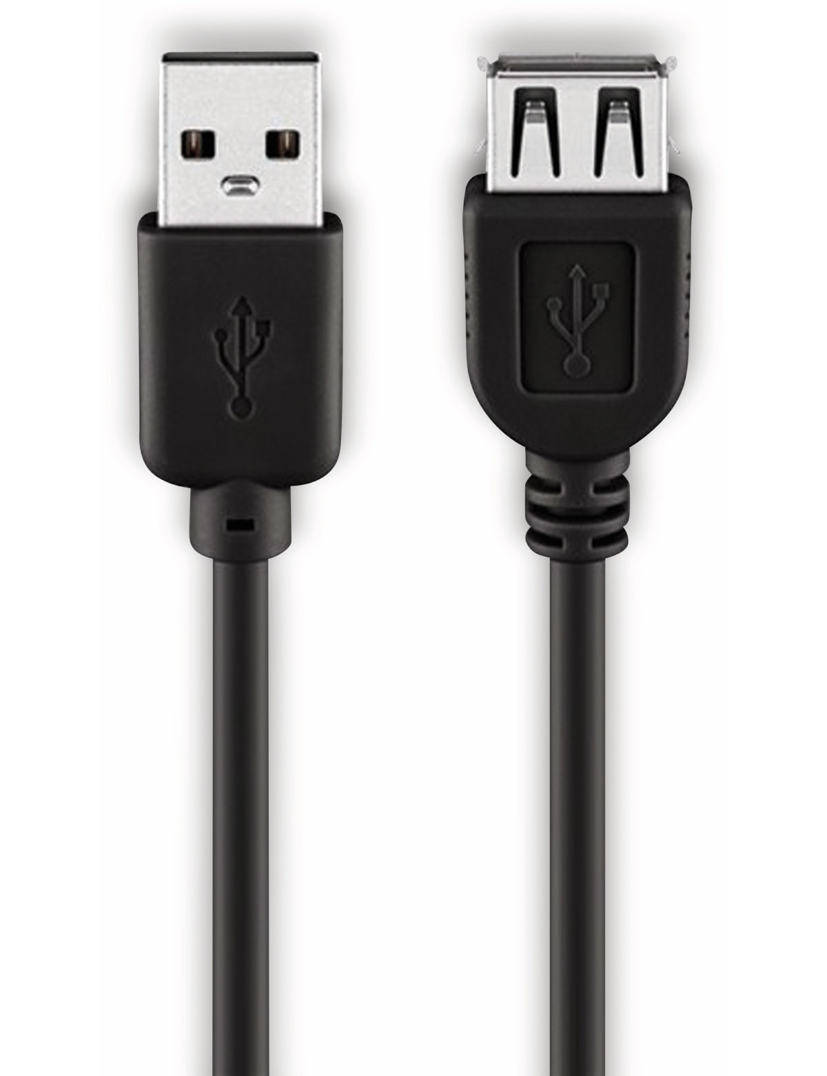 GOOBAY USB 2.0 Hi-Speed Verlängerung, A/A, 68903, 1,8 m, schwarz