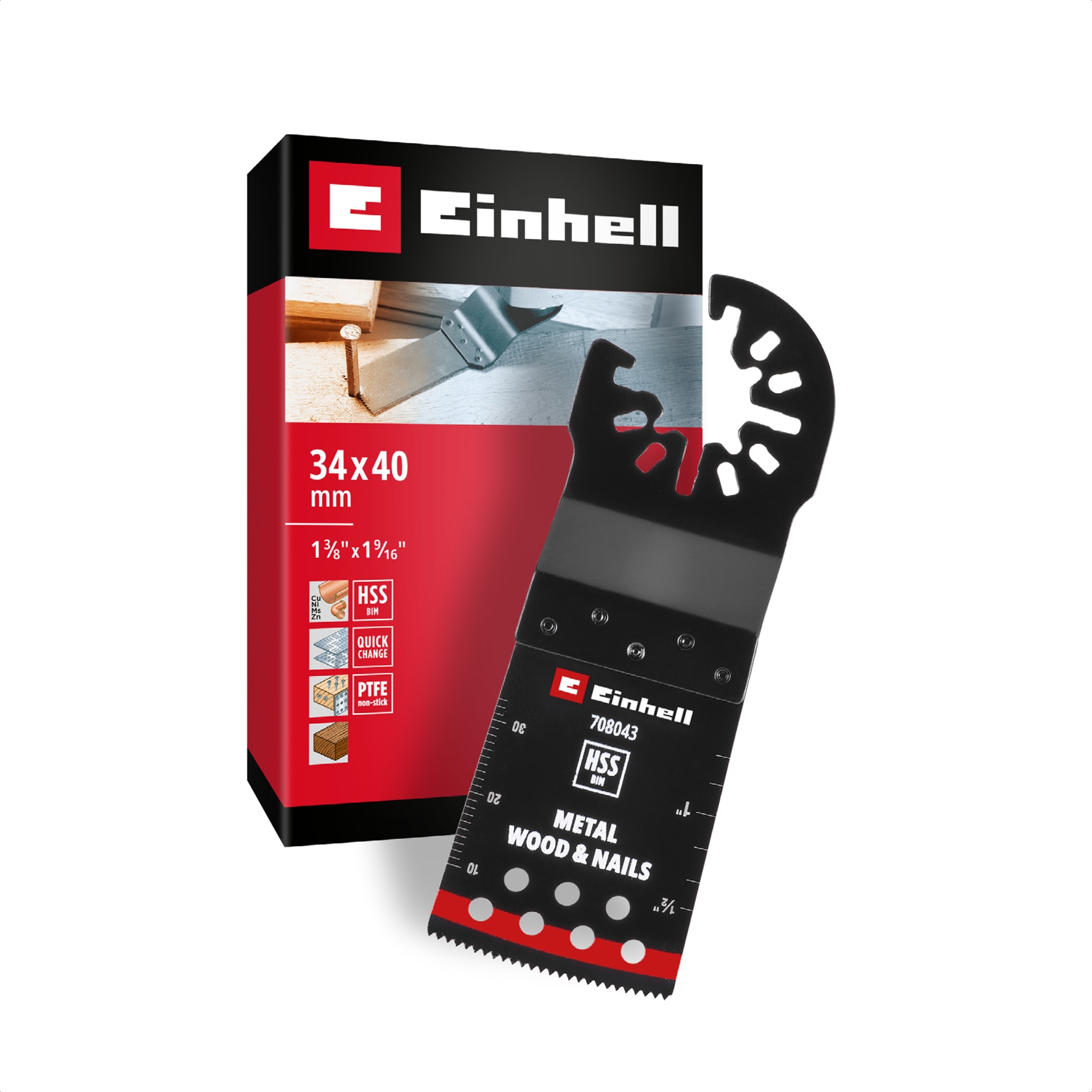 EINHELL Tauchsägeblatt, 708043, Bi-Metall, 34 mm EINHELL Tauchsägeblatt, 708043, Bi-Metall, 34 mm