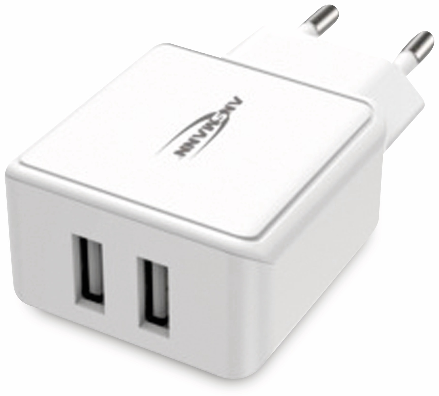 ANSMANN USB-Ladegerät HC212, 5 V, 2,4 A, 2-Port, weiß
