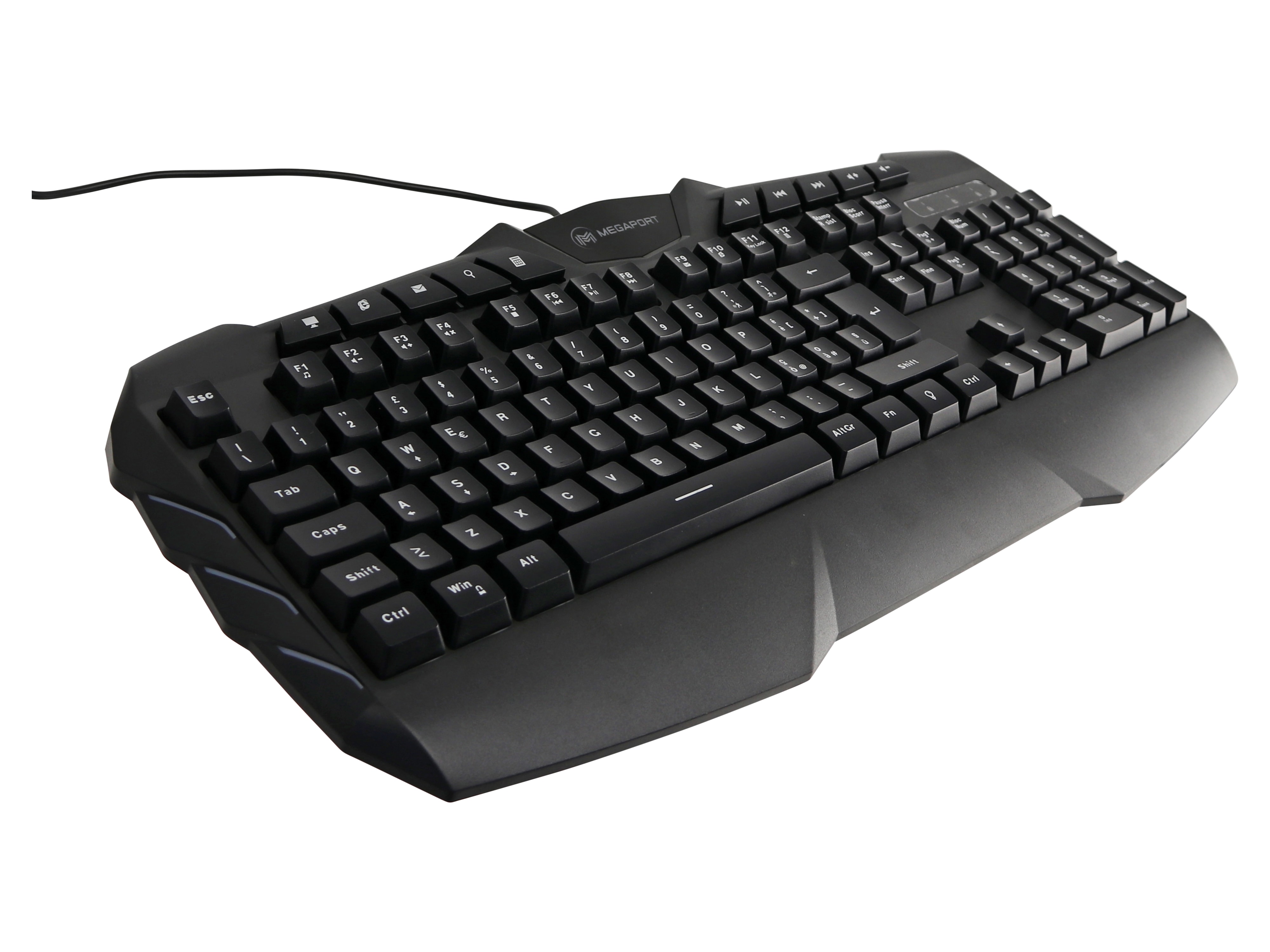 Tastatur/Maus-Set, MEGAPORT, M-GCM600, italienisch Tastaturlayout