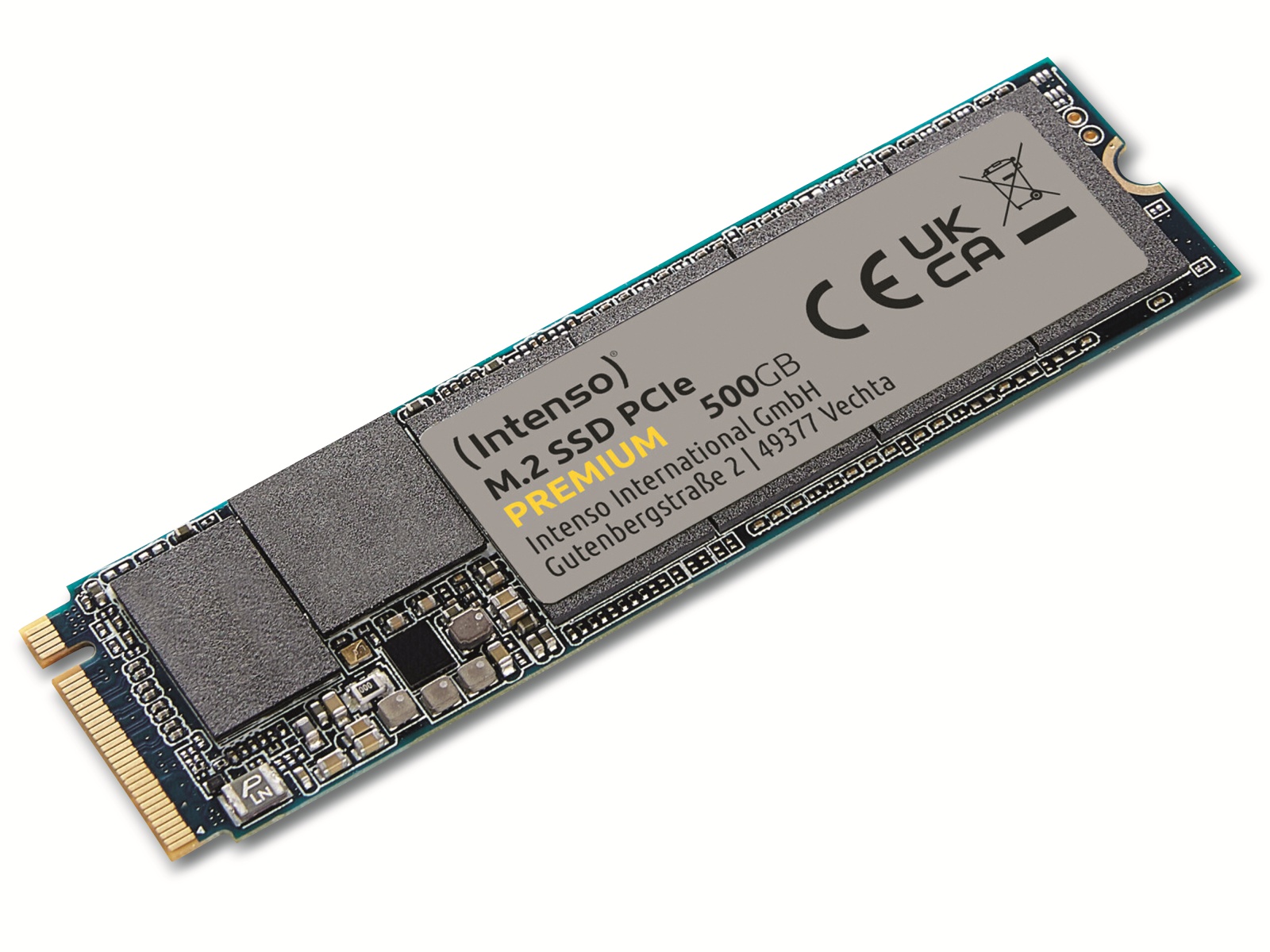 INTENSO M.2 SSD Premium, 500 GB, PCIe, 2280